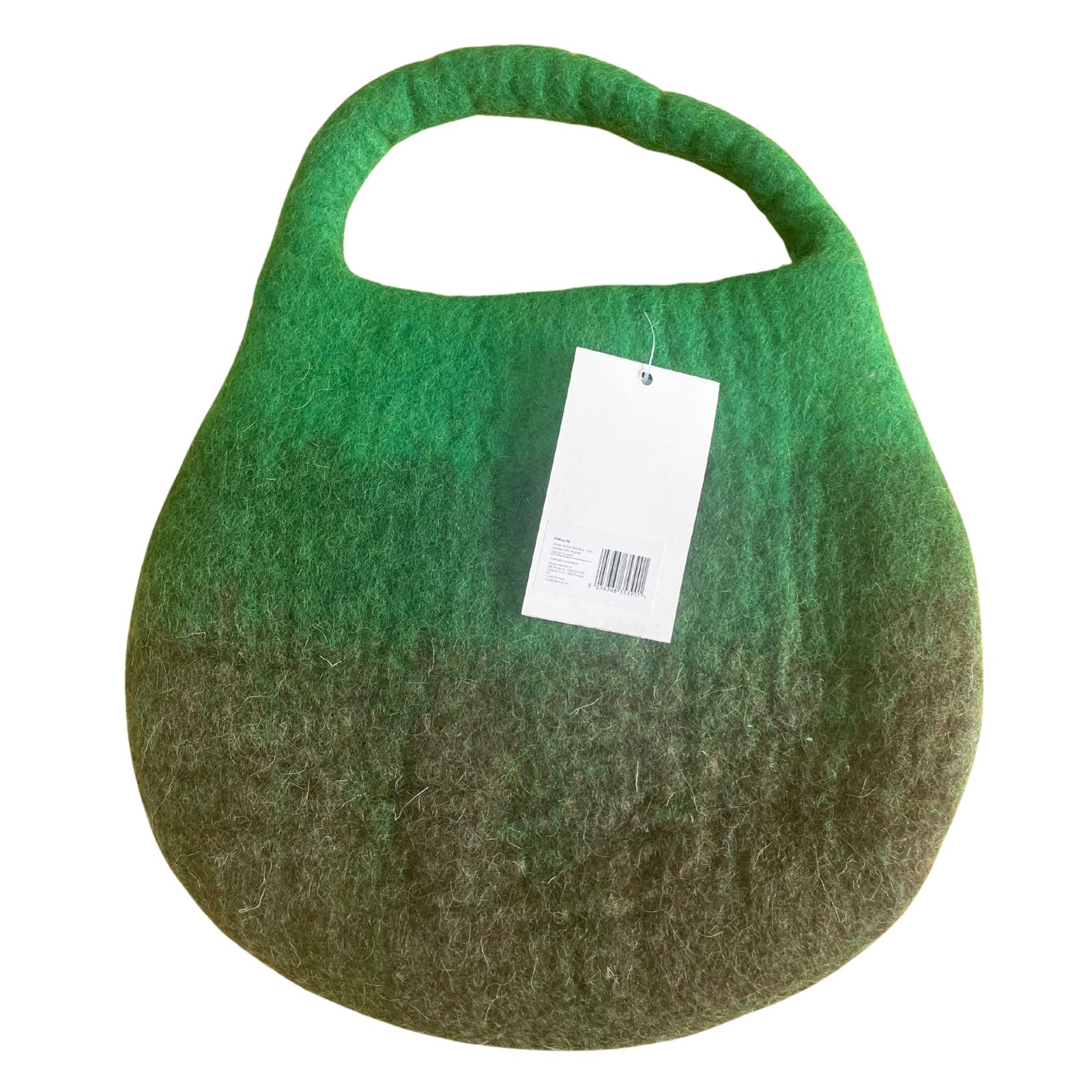 Bolsa de abejas de fieltro al agua - Un asa con imán - Tonos Verdes - Imagen 3
