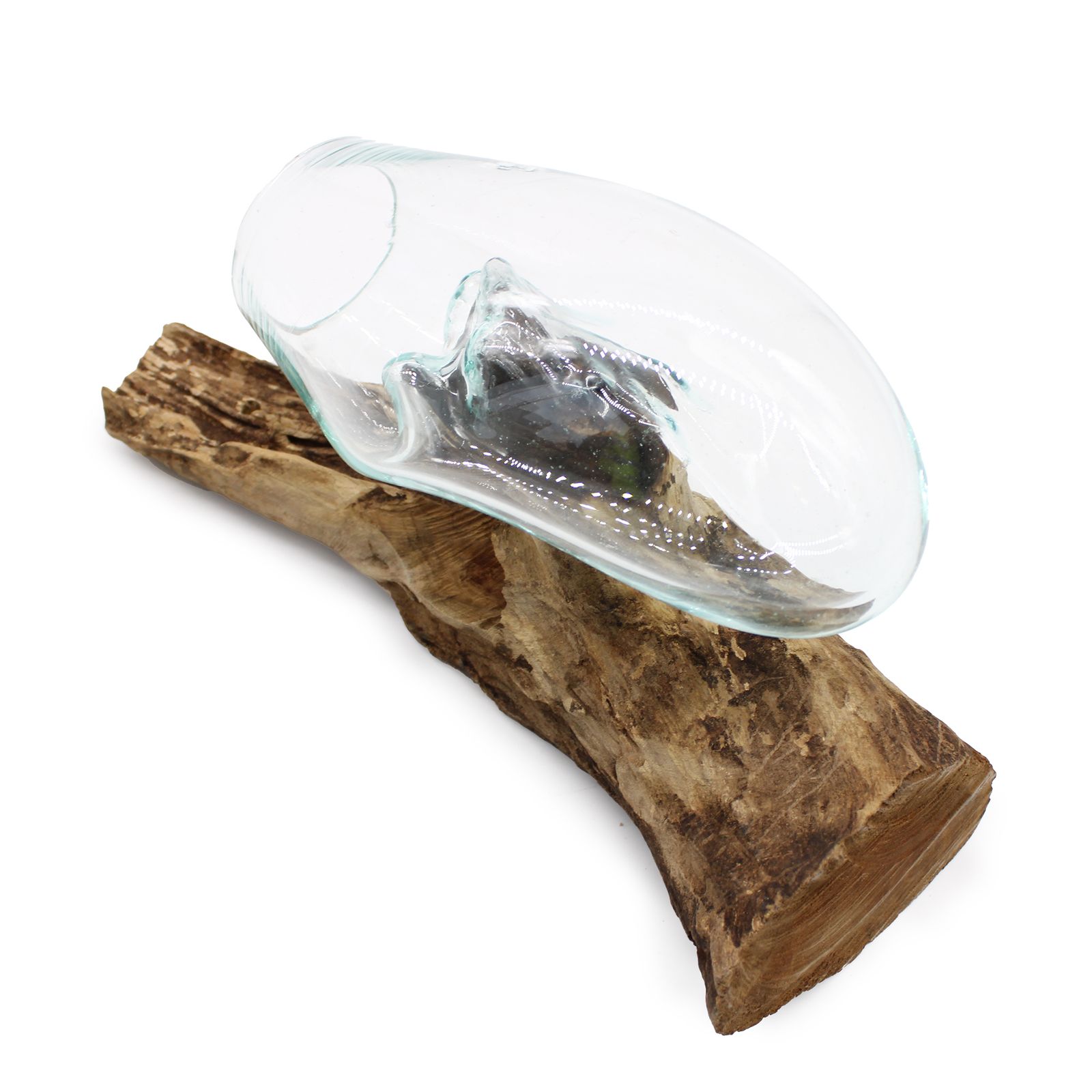Vidrio Fundido Sobre Madera - Tazón colgante - Imagen 6