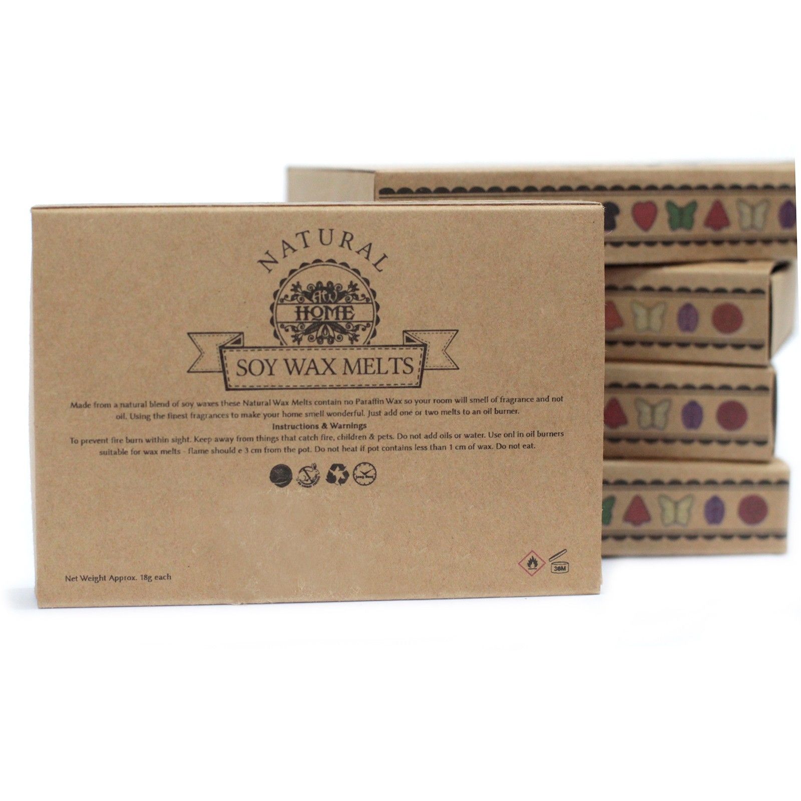 Caja de 6 ceras de Soja - manzana especiada - Imagen 6
