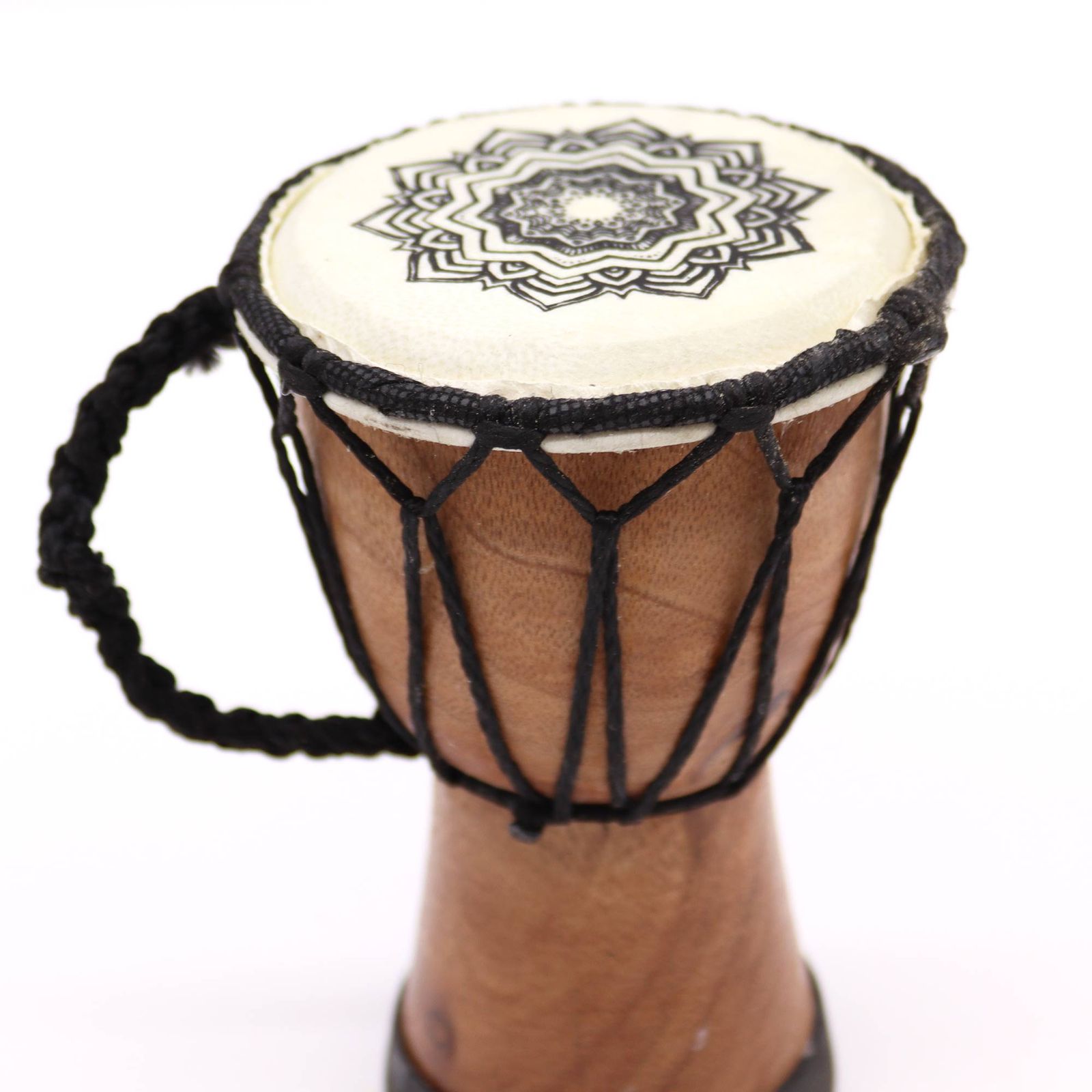Tambor Djembe hecho a mano con tapa ancha - 15 cm - Imagen 3