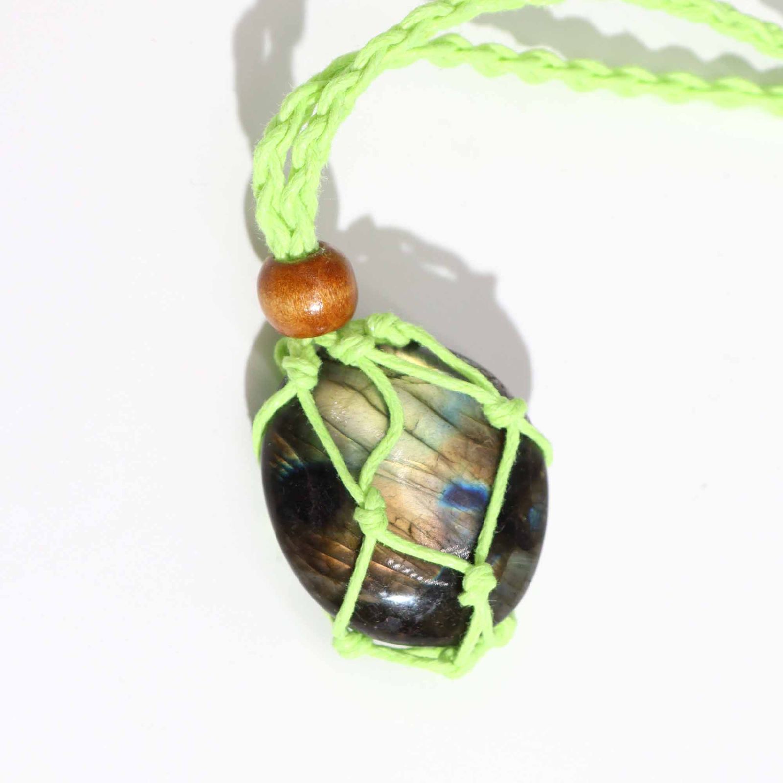 Cordones para Collar de Pieras Preciosas 45 cm - Verde - Imagen 5