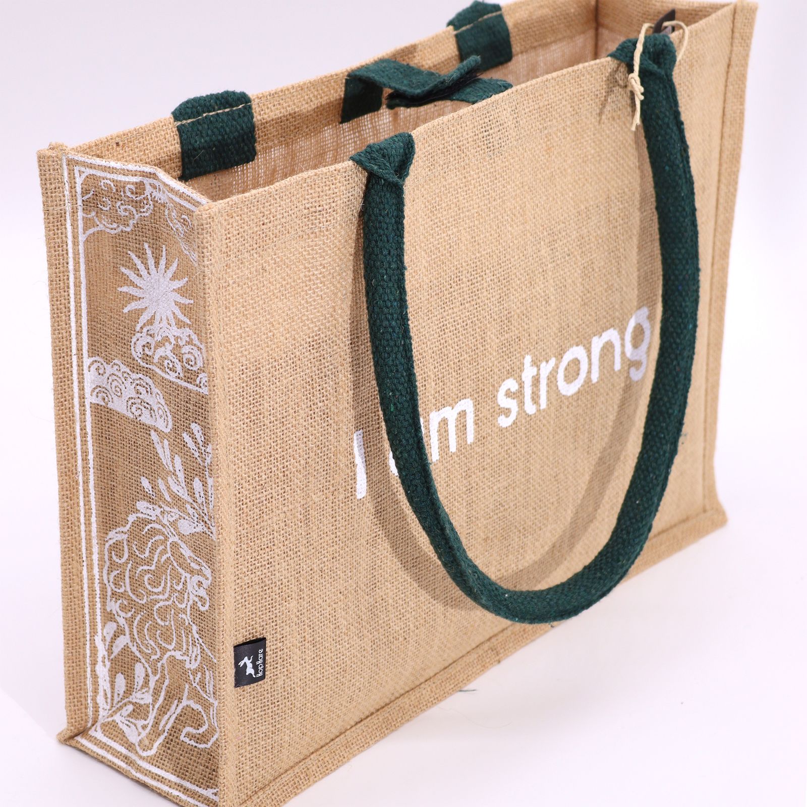 Bolsa Grande de Yute Hop Hare - Soy Fuerte - Imagen 3