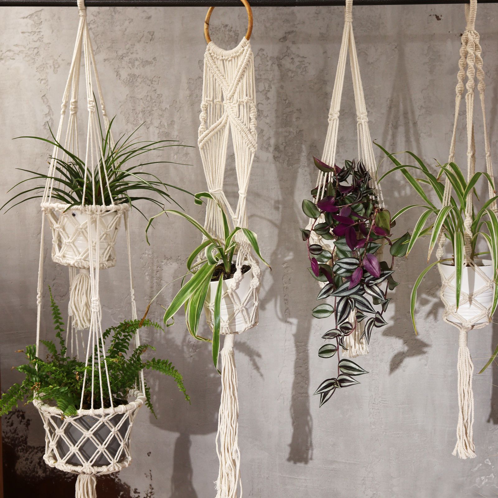 Macetero de Macrame - Doble - Imagen 7