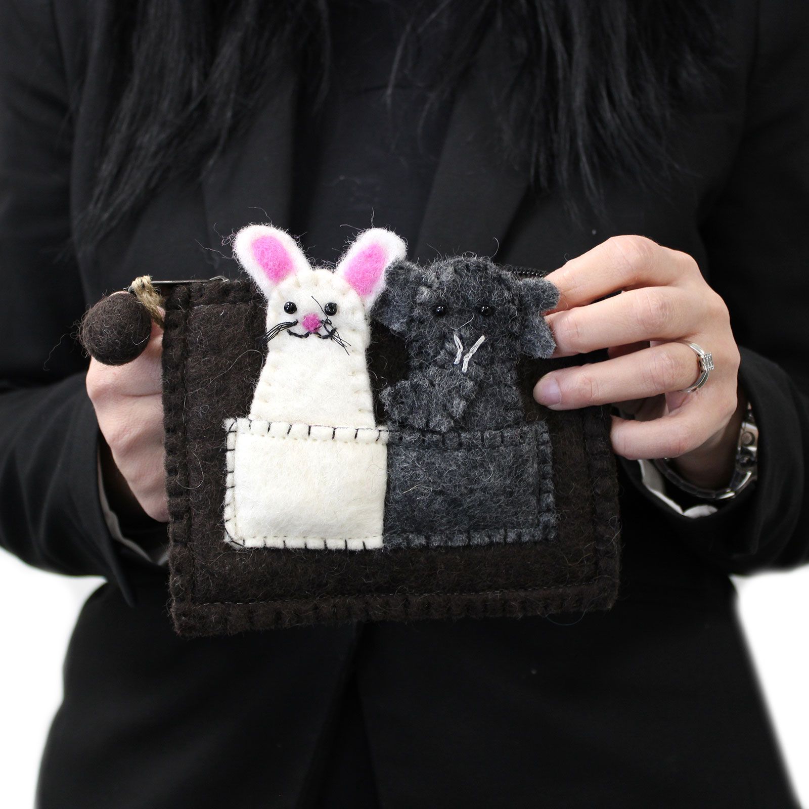 Bolsa con Marionetas de Dedo - Elefante y Raton - Imagen 2
