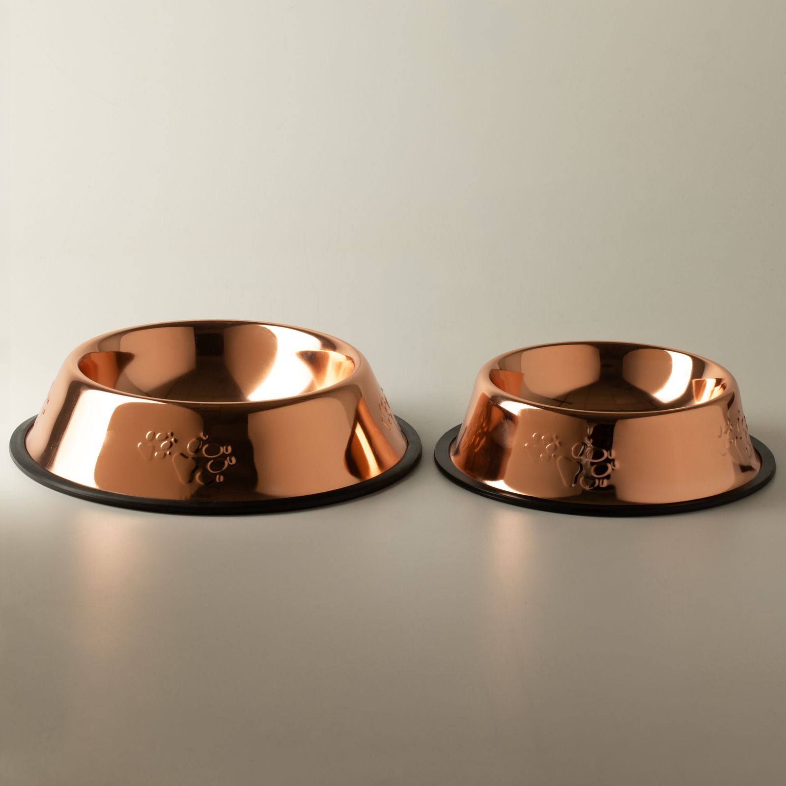 Tazones para comida PAW - Estilo único en cobre - 18 cm - Acero inoxidable (304) - Imagen 2
