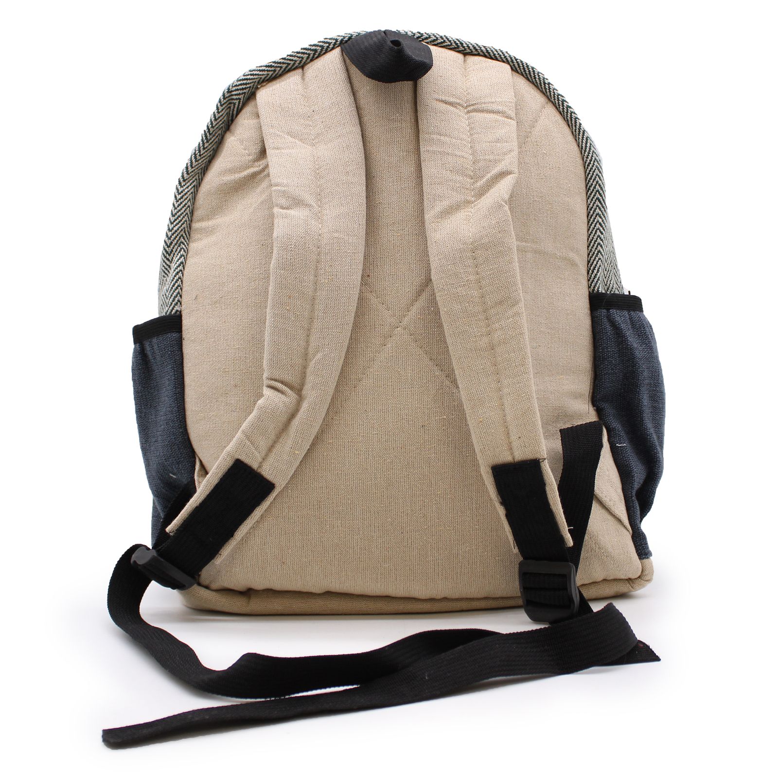 Mochila pequeña de cáñamo - Estilo cuerda y bolsillos - Imagen 8