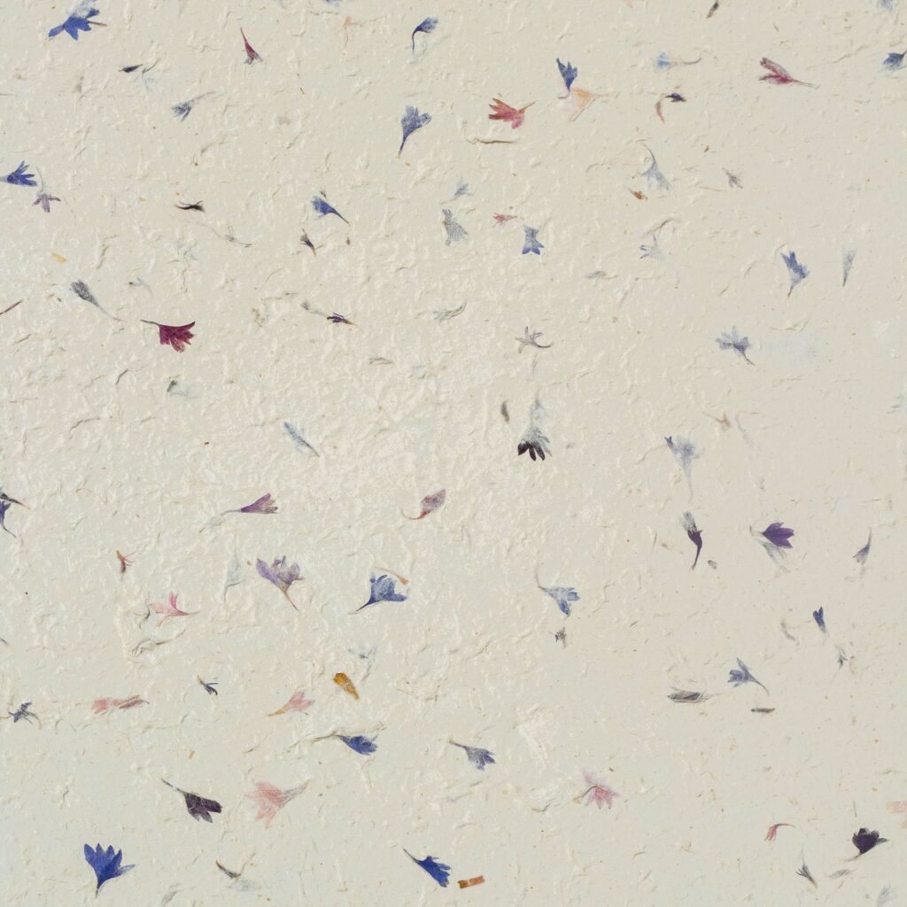 Lokta Craft & Papel de Regalo 51x76cm – Pétalo de aciano