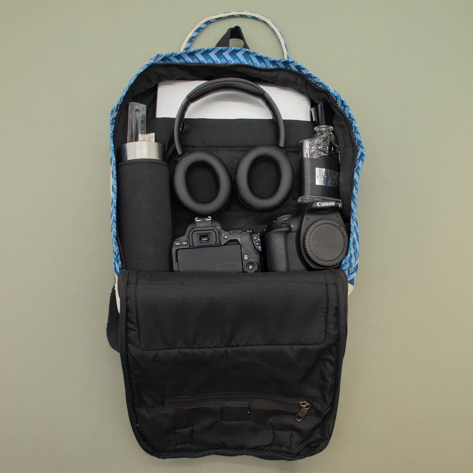 Mochila Kathmandu grande - Diseño Dhaka (39x28x13 cm) - Imagen 2