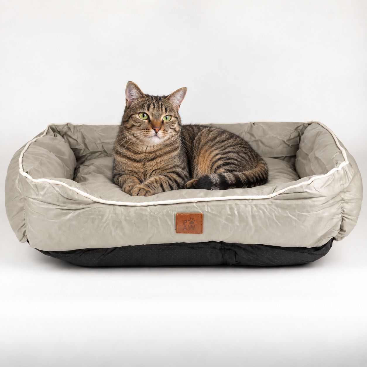 Cama PAW – Mediana caqui beige – 70 × 60 × 15 cm - Imagen 10