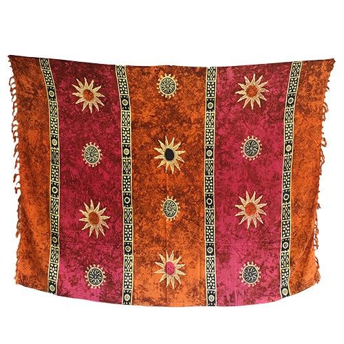 1x Pareo Celta de Bali - Símbolos del Sol (4 Colores Surtidos) - Imagen 4