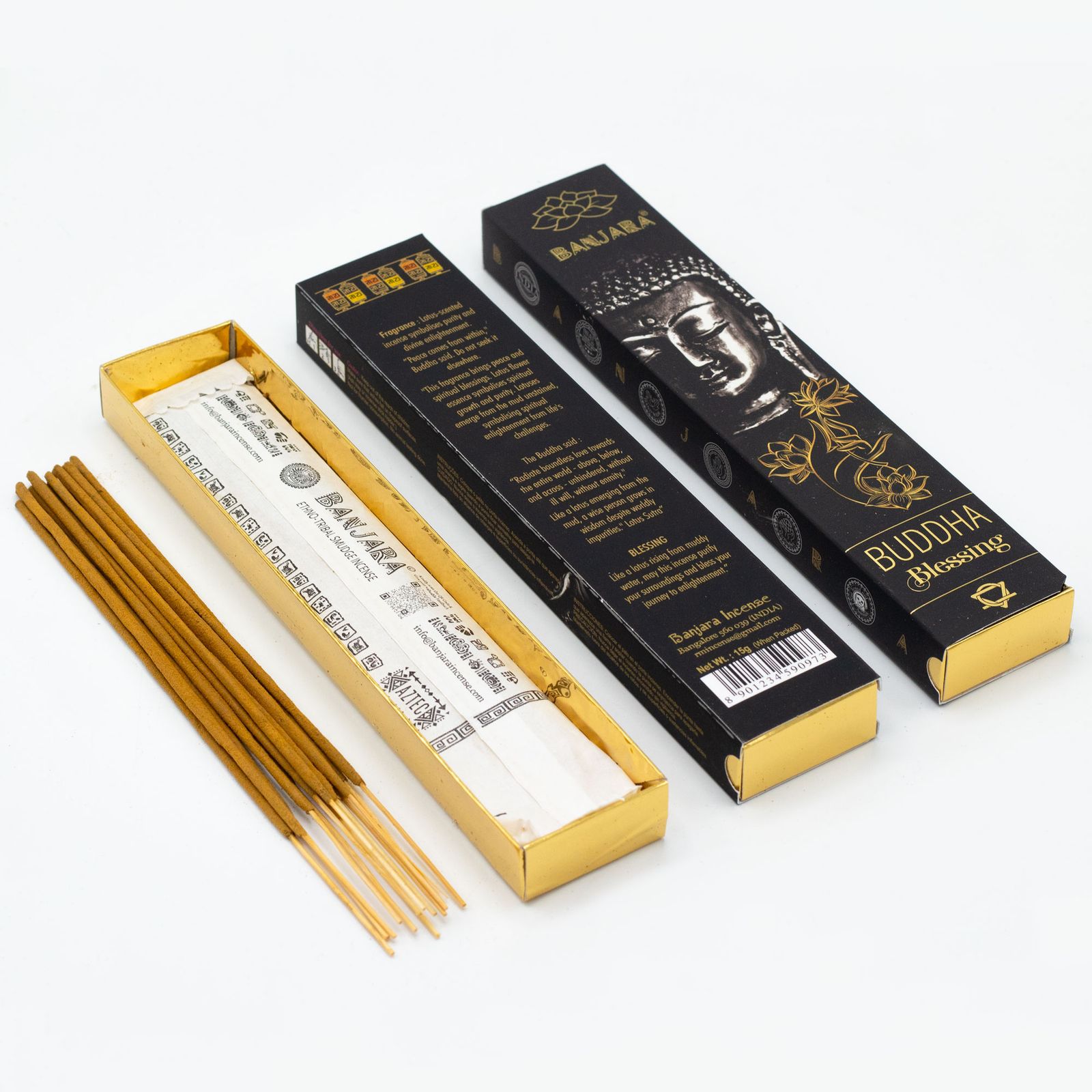 Incienso Banjara Buddha – Set de regalo en caja (6 surtidos) - Imagen 10