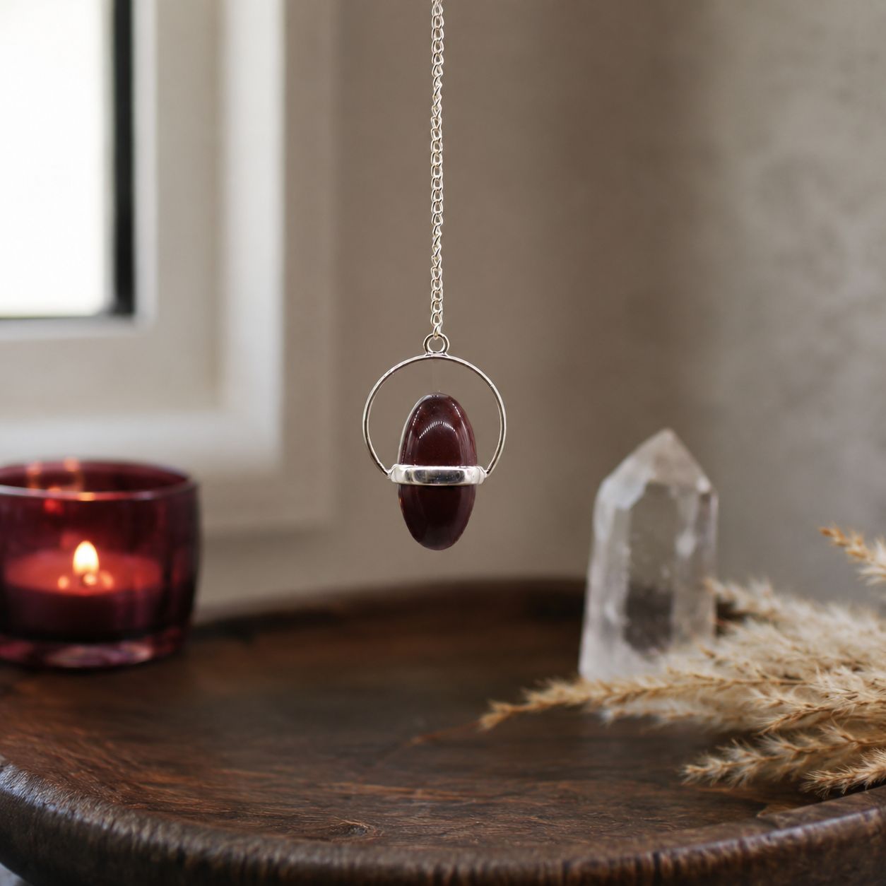 Shiva Lingam with Band Pendulum - Imagen 3