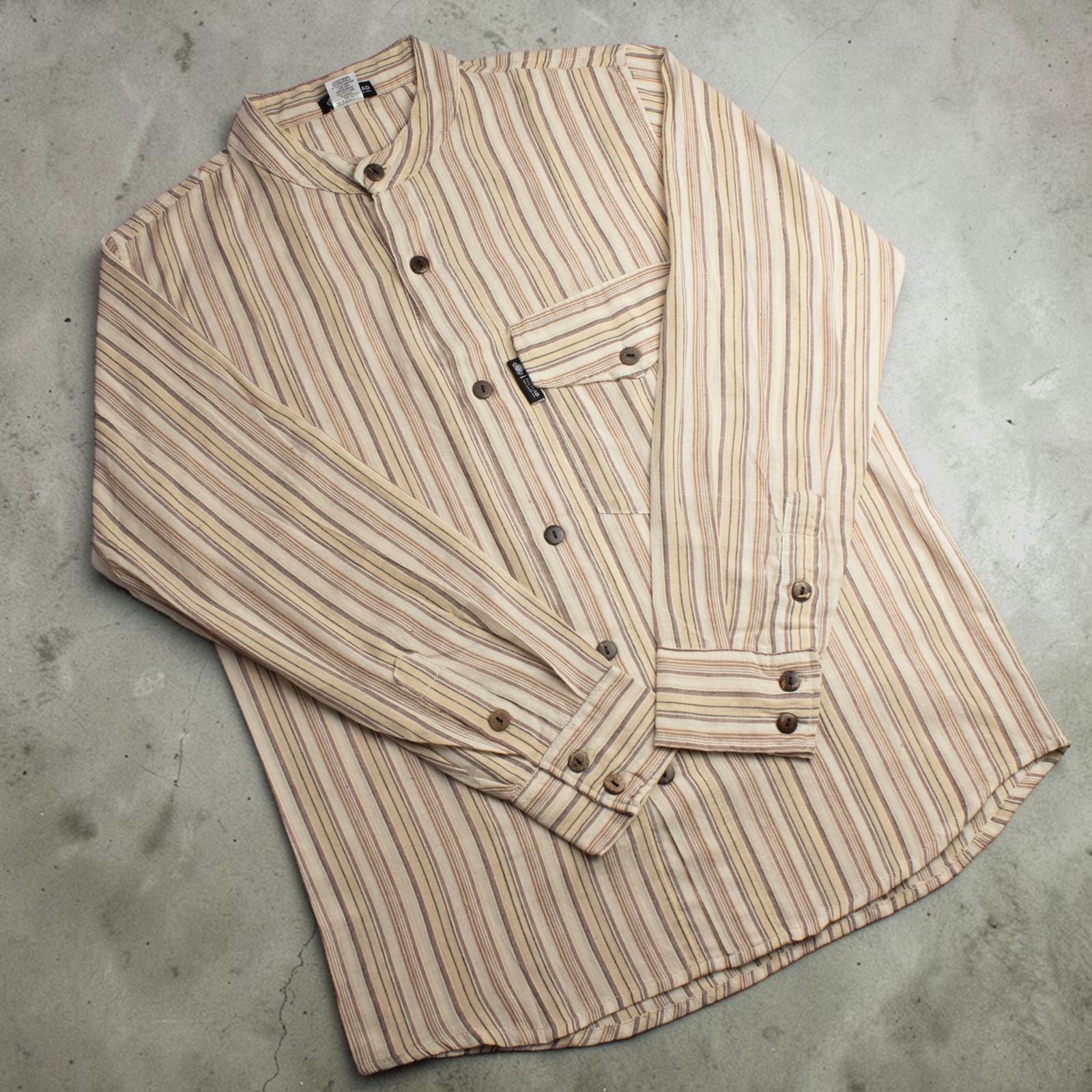 Nomad Sari Camisa de abuelo - Marrón beige - Mediano - Imagen 4