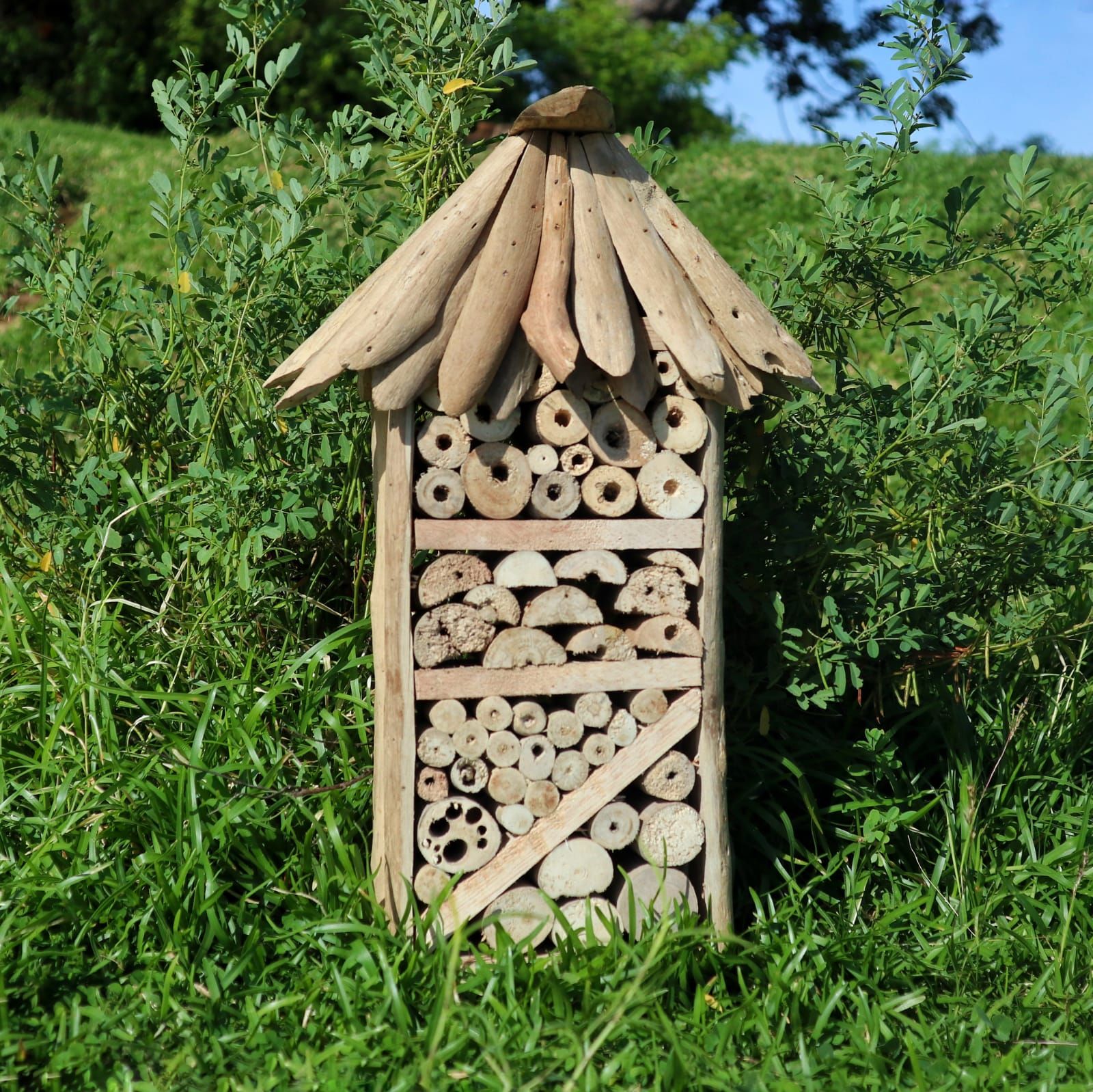 Refugio de insectos y abejas Driftwood - Casa de dos pisos - Imagen 5