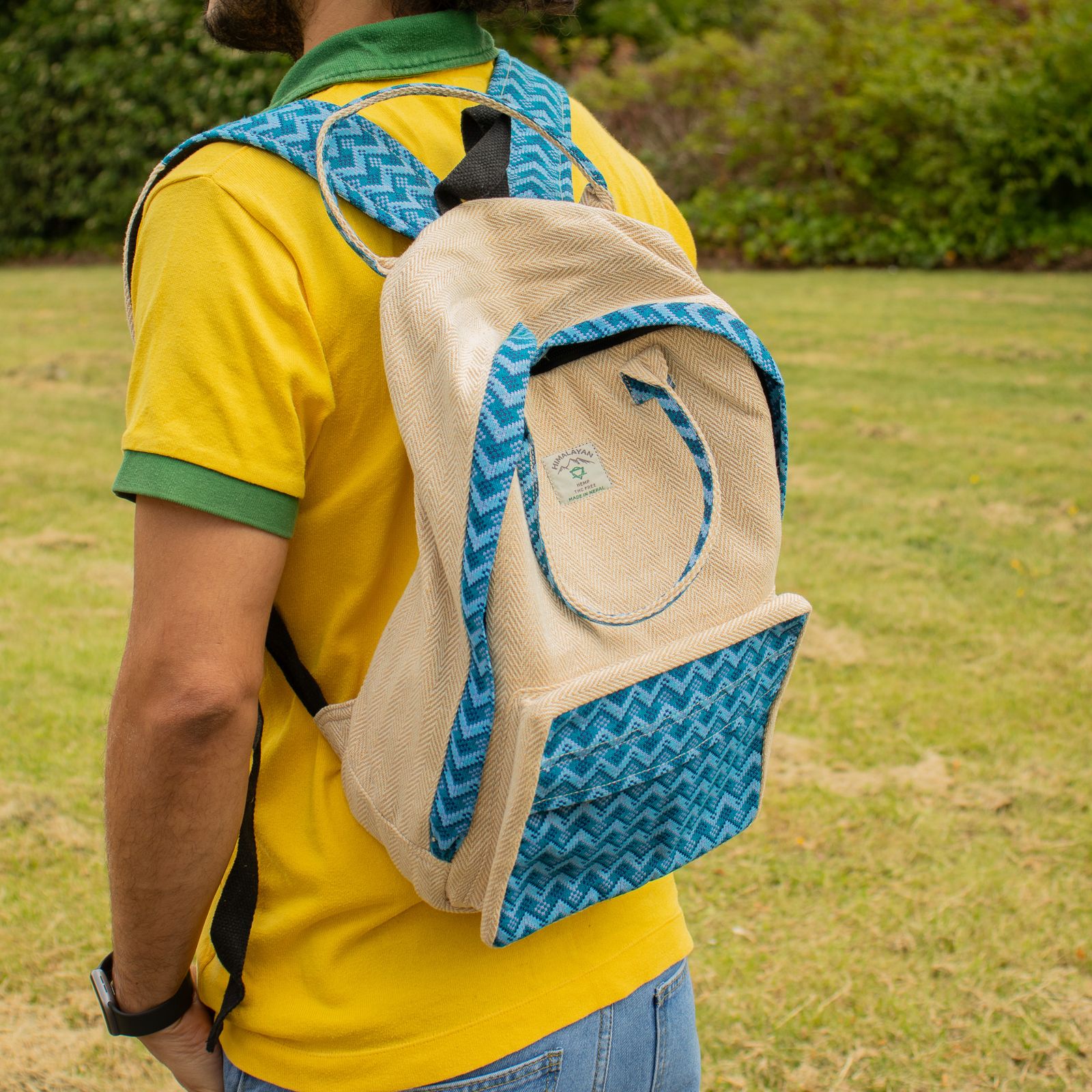 Mochila Kathmandu grande - Diseño Dhaka (39x28x13 cm) - Imagen 8
