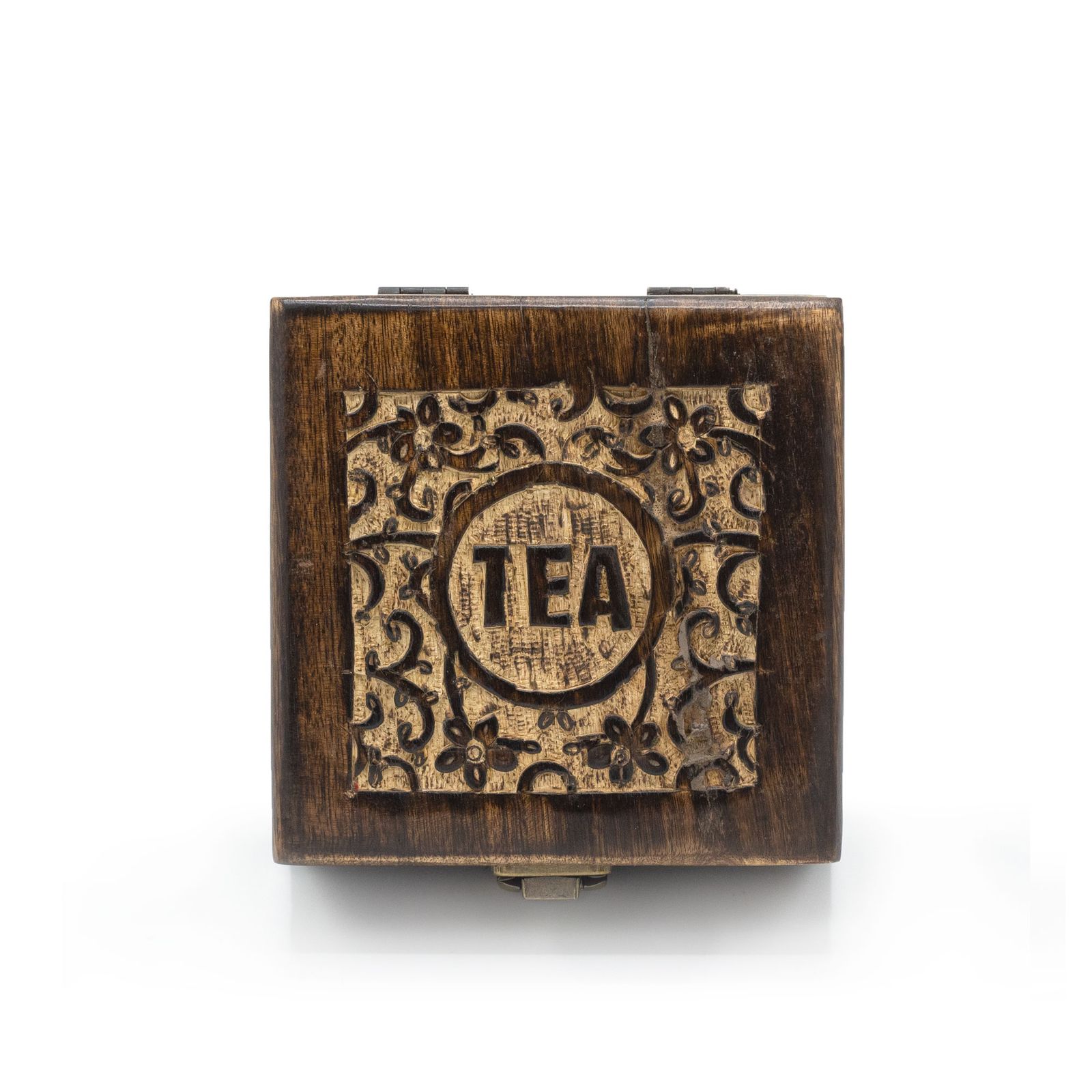 Caja de té tallada (4 compartimentos) - Imagen 3