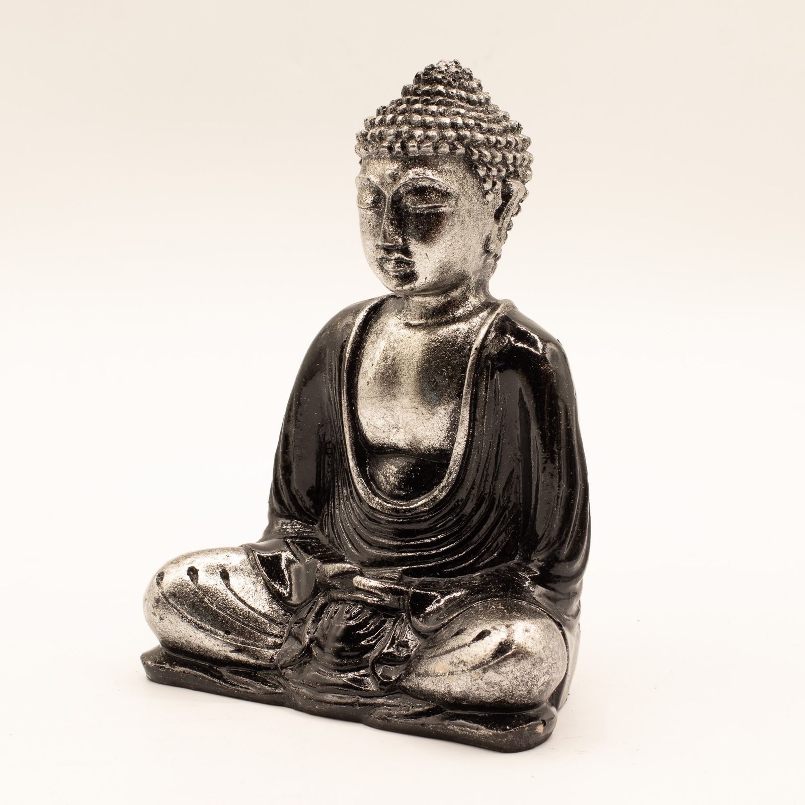 Buddha Gris y Negro - Med - Imagen 3