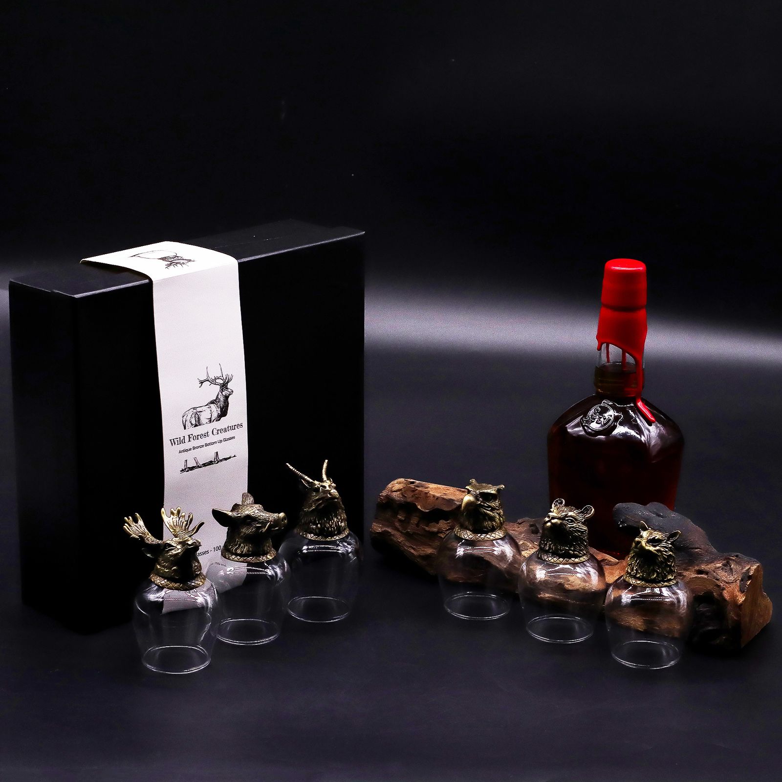 Set de regalo de 6 vasos (50ml) - Criaturas Místicas - Bronce Antiguo - Imagen 9