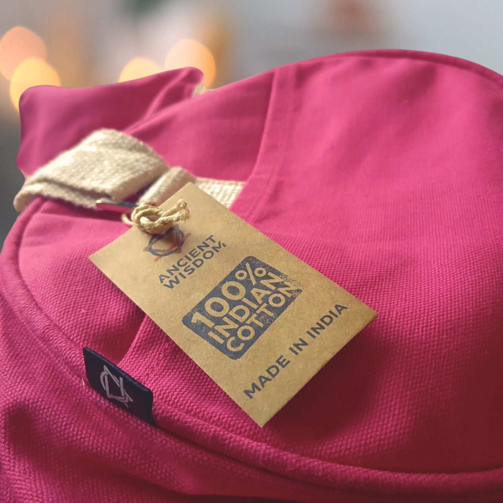Bolsa de deporte "No te rindas" - Rosa cereza - Imagen 3