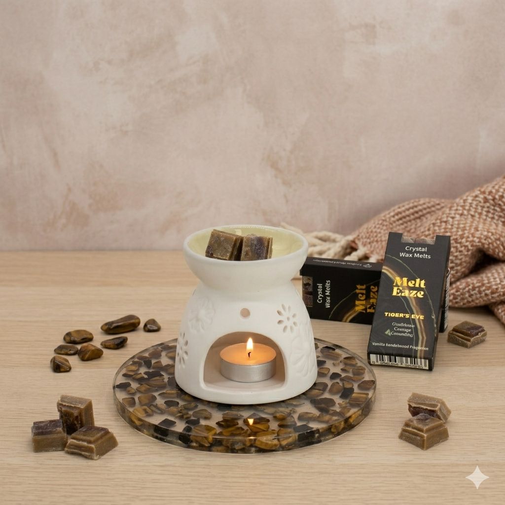 MeltEaze Wax Melts 50g - Tigereye Strength - Vainilla Sándalo - Imagen 8