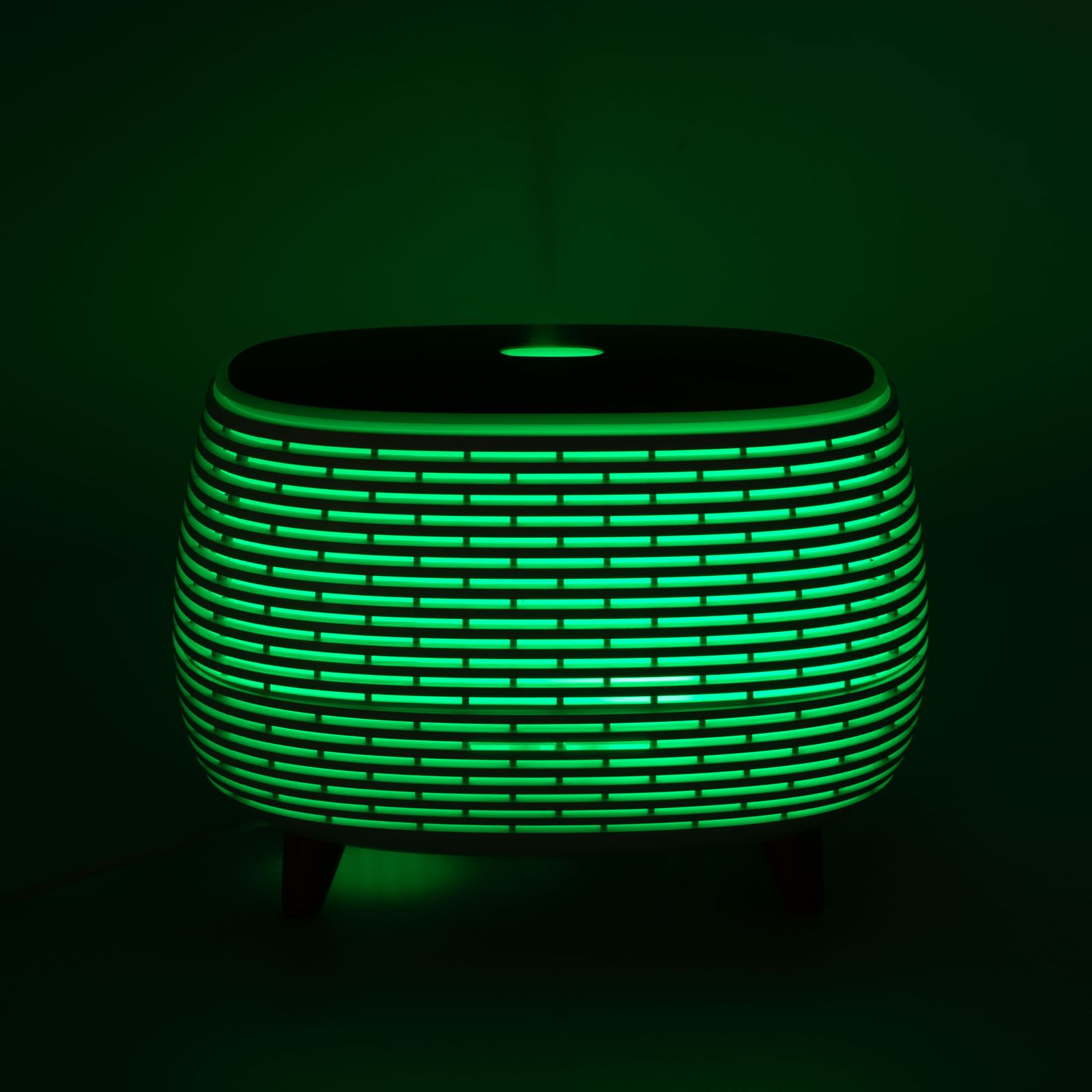 Aromaterapia Futurista con estrías - USB - Cambio de color - Control remoto - Imagen 12
