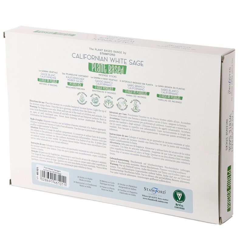 Varitas de Incienso a Base de Plantas - Salvia Blanca - Imagen 3