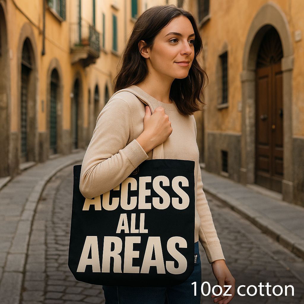 Bolso Básico Icónico - ACCESO A TODAS LAS ÁREAS -Negro natural 10 oz (36 x 43 x 10 cm) - Imagen 2