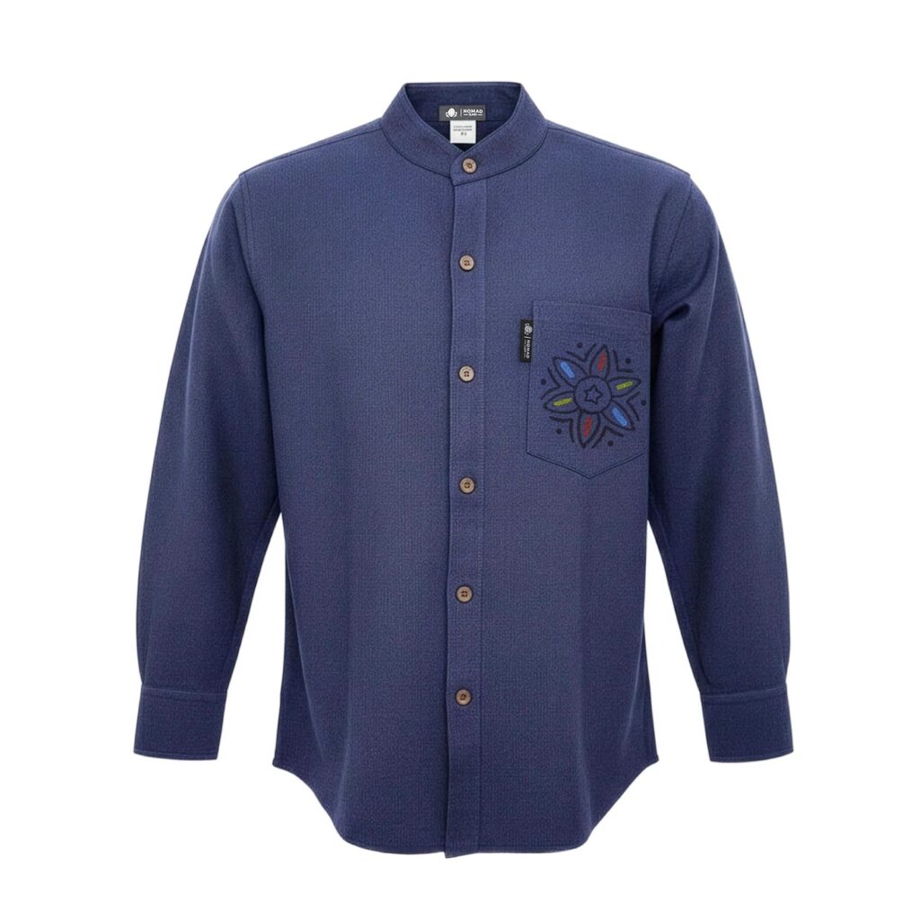 Nomad Sari Kathmandu Camisa - Índigo - Mediano