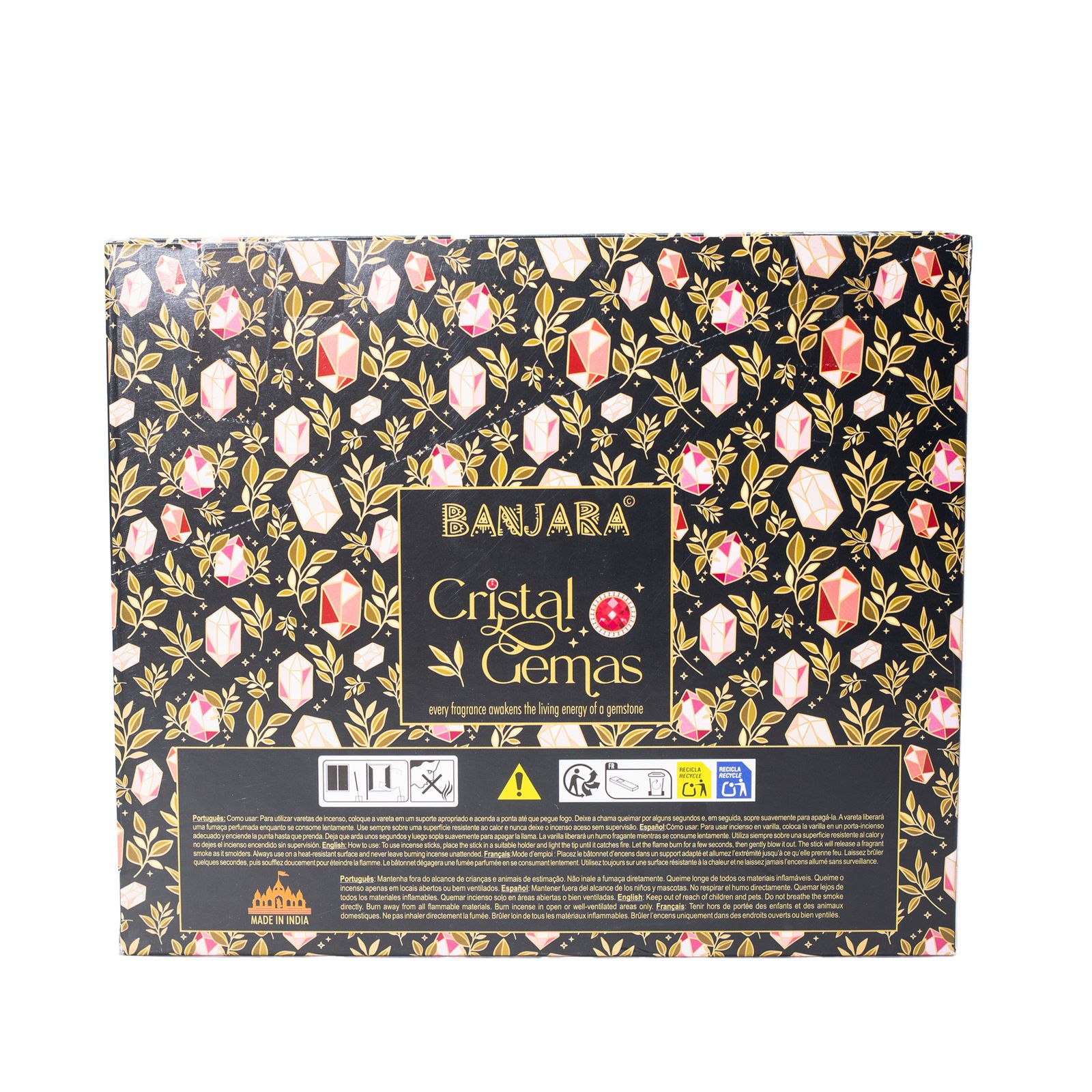 Banjara Cristal Gemas Varillas de Incienso - lapislázuli incienso - Imagen 6