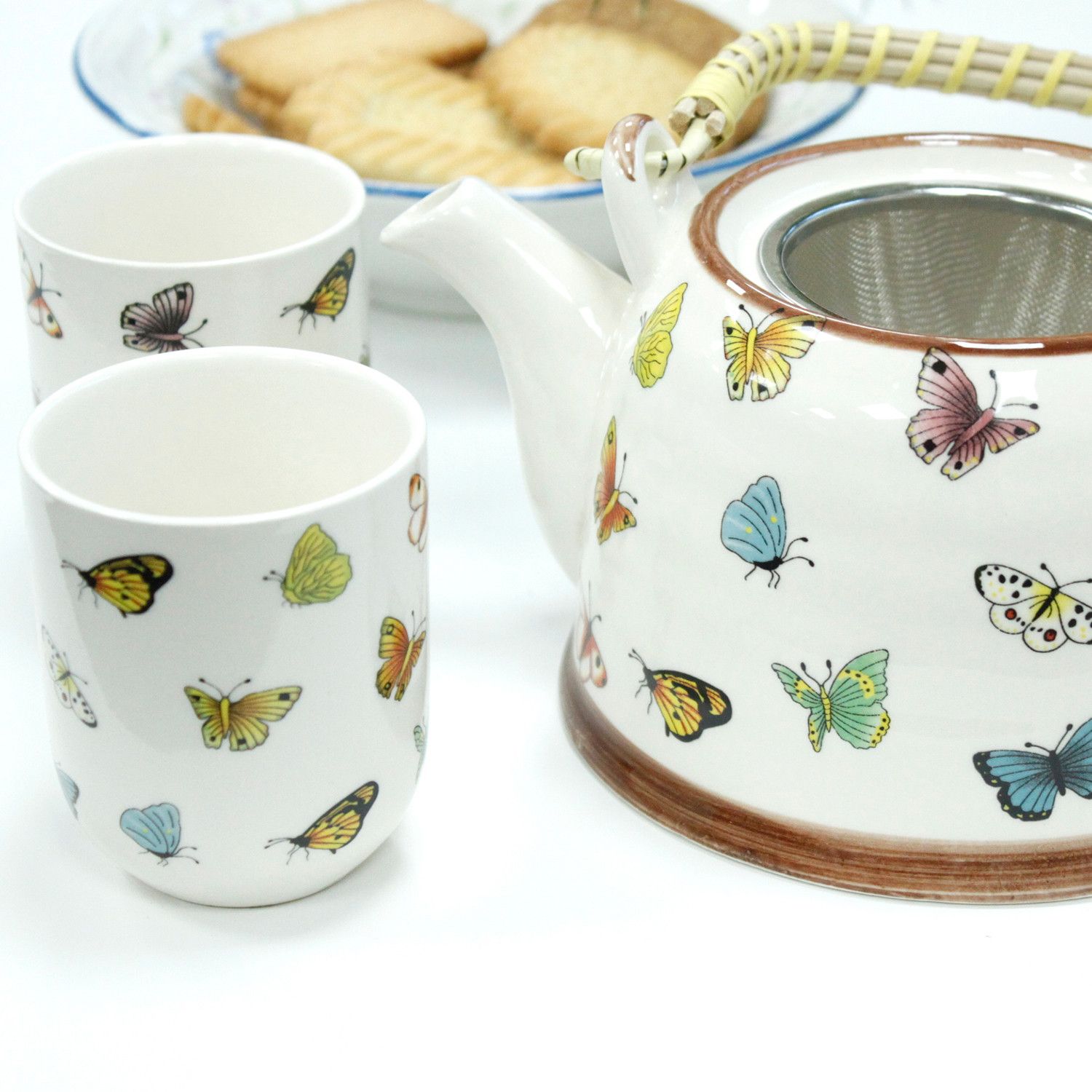 Set de tetera - Mariposas - Imagen 6