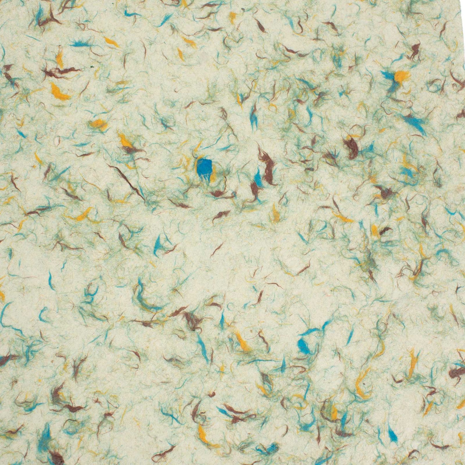 A4 - Papel artesanal de Lokta (paquete de 20 hojas) - Paquete mixto (Verde algodón - Caléndula - Aciano - Floral mixto) - Imagen 2