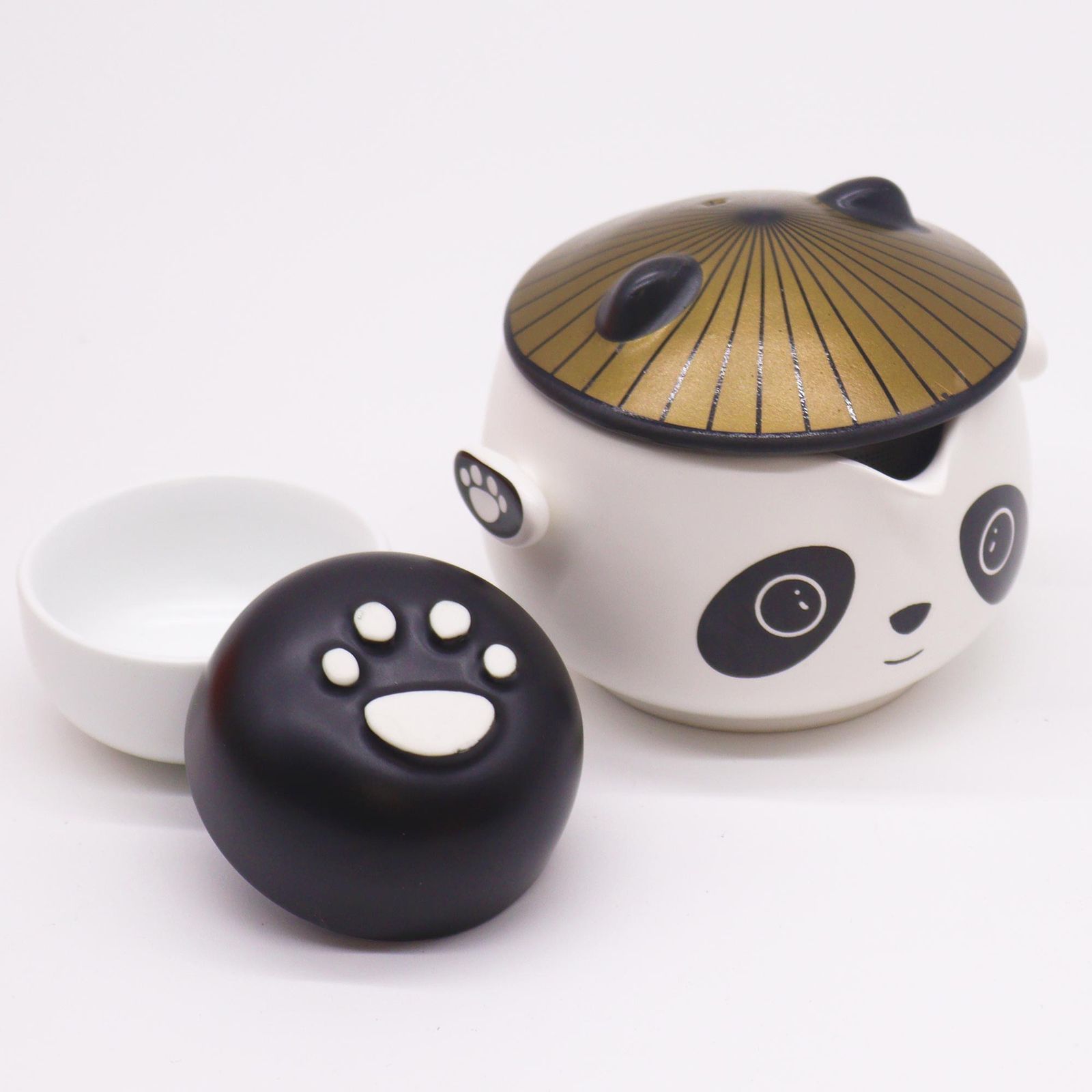 Set de tetera-Panda - Dos tazas & Estuche de viaje - Imagen 6