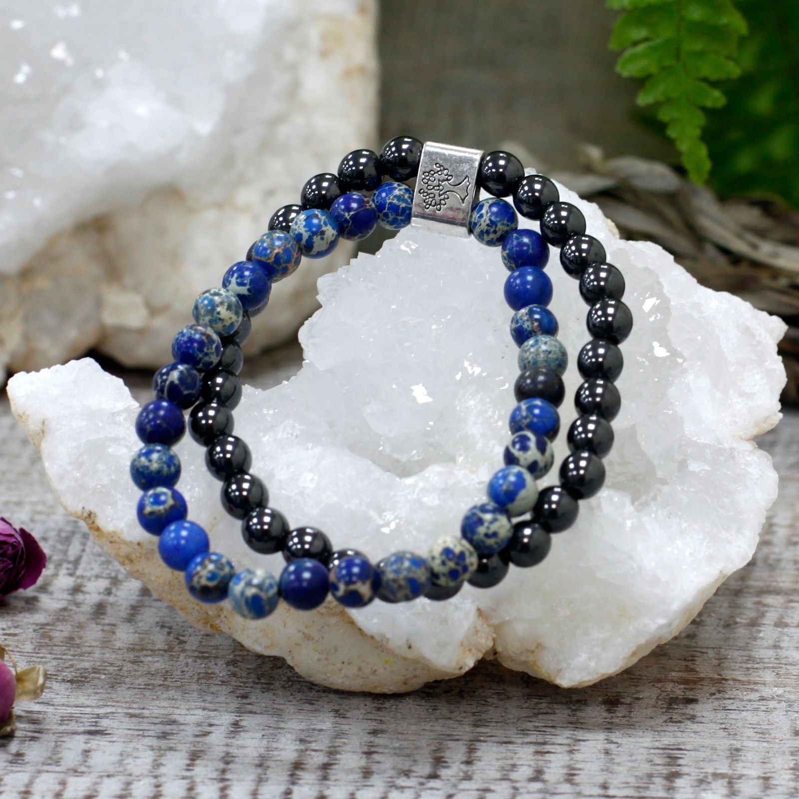 Pulsera de Piedras Preciosas Magnéticas - Sodalite - Imagen 4