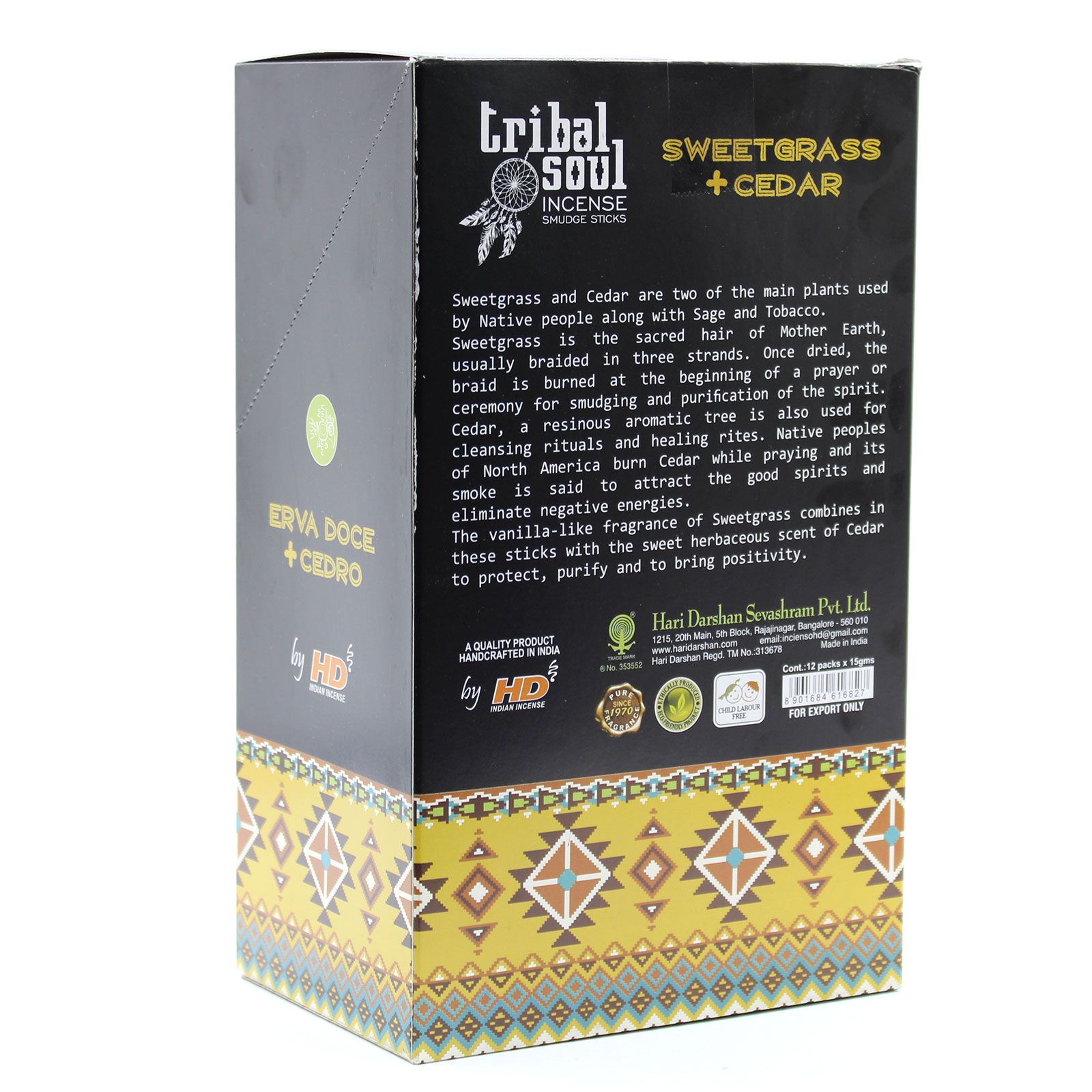 Incienso Tribal Soul - Hierba Sweert + Cedro - Imagen 5