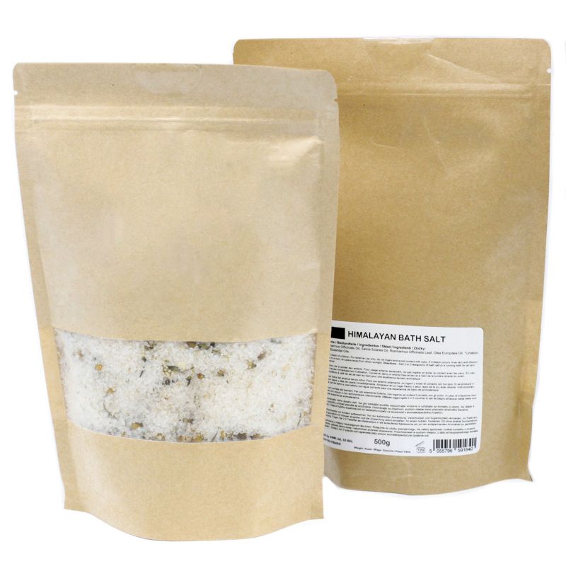 Mezcla de sales de baño del Himalaya 165 g - Skin Revive - Etiqueta blanca