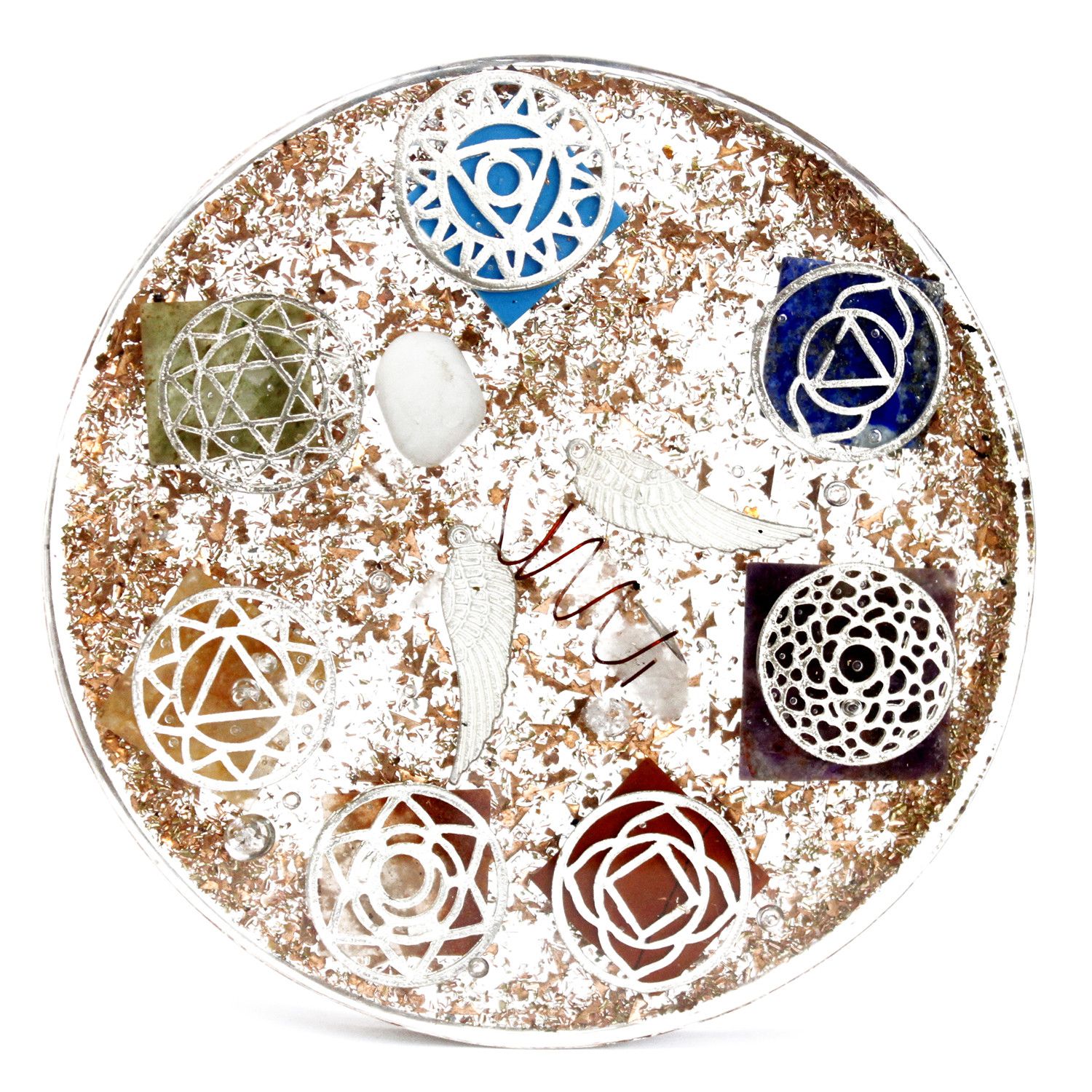 Orgonite de oficina - Angel - Grande - Imagen 4