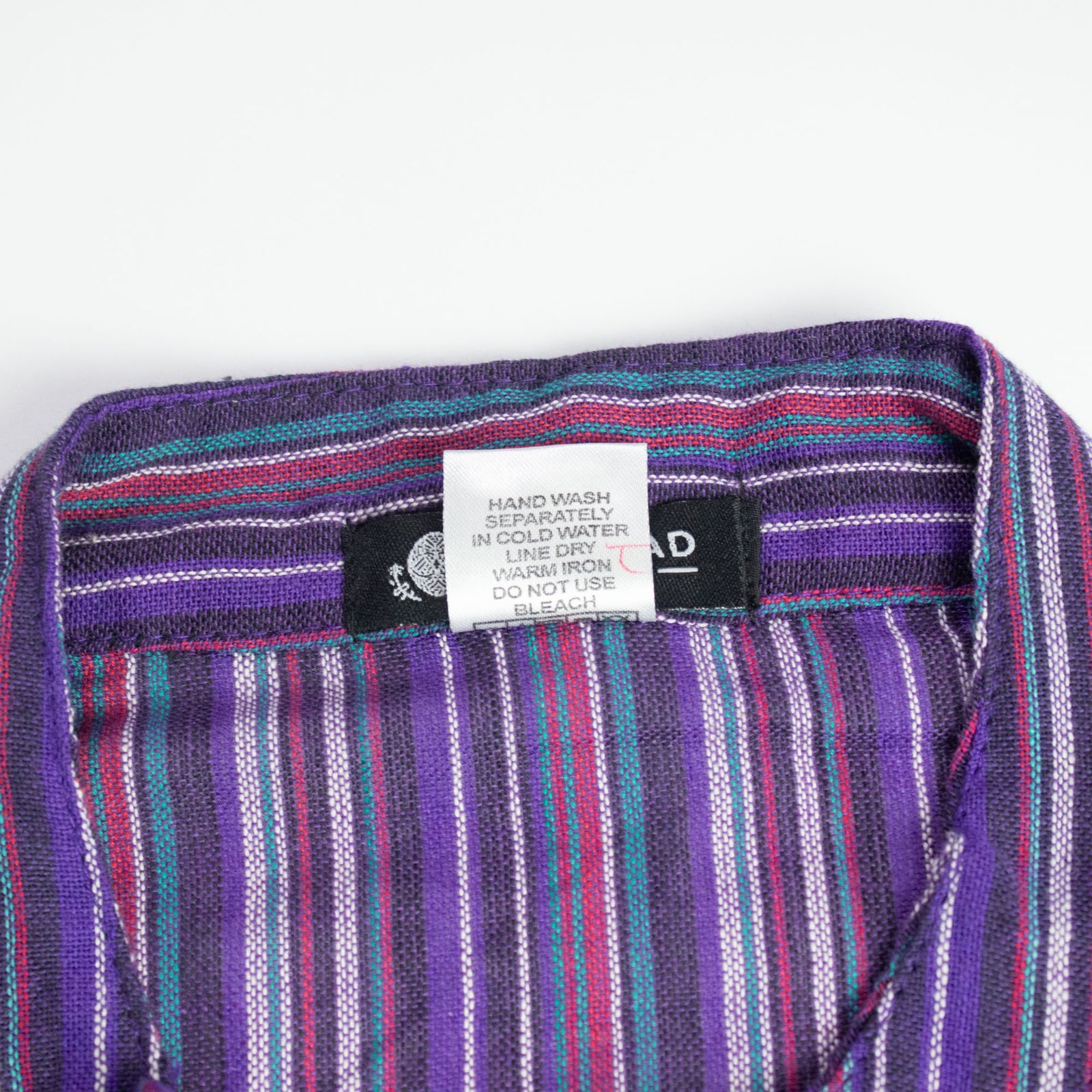 Nomad Sari Camisa de Abuelo - Negro Púrpura - Grande - Imagen 11