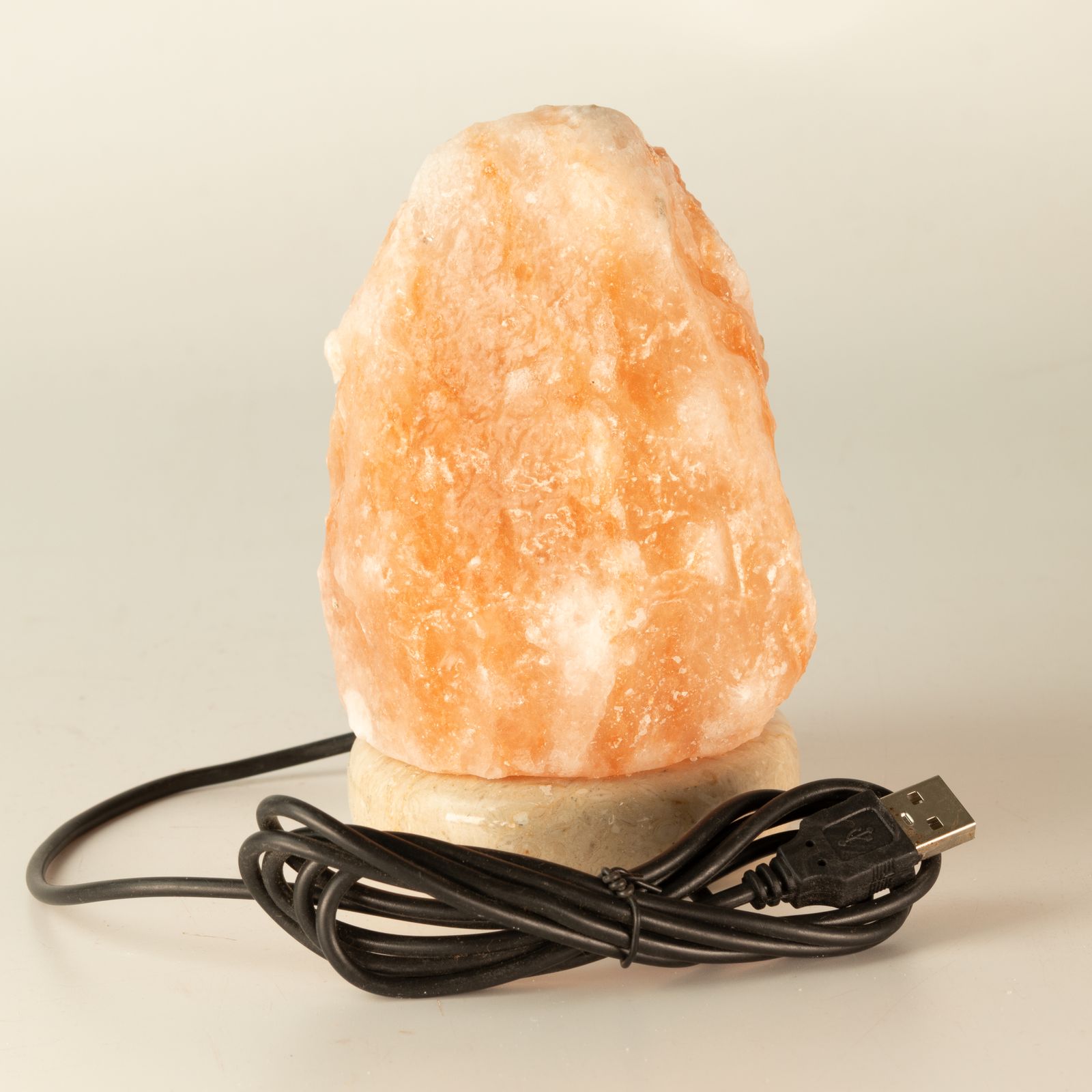 Lámpara de sal natural USB de calidad - 11,5 cm (multi) - Imagen 4