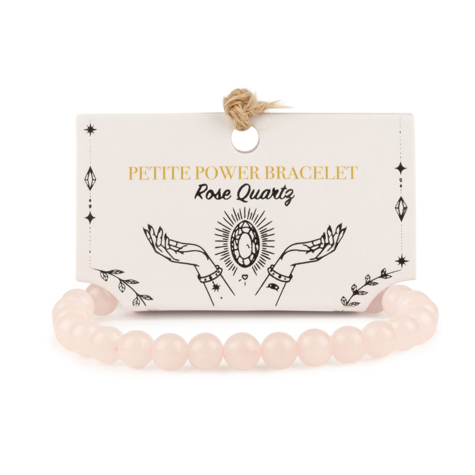 Pulsera de Poder Pequeña (17 cm x 6 mm) - Cuarzo Rosa