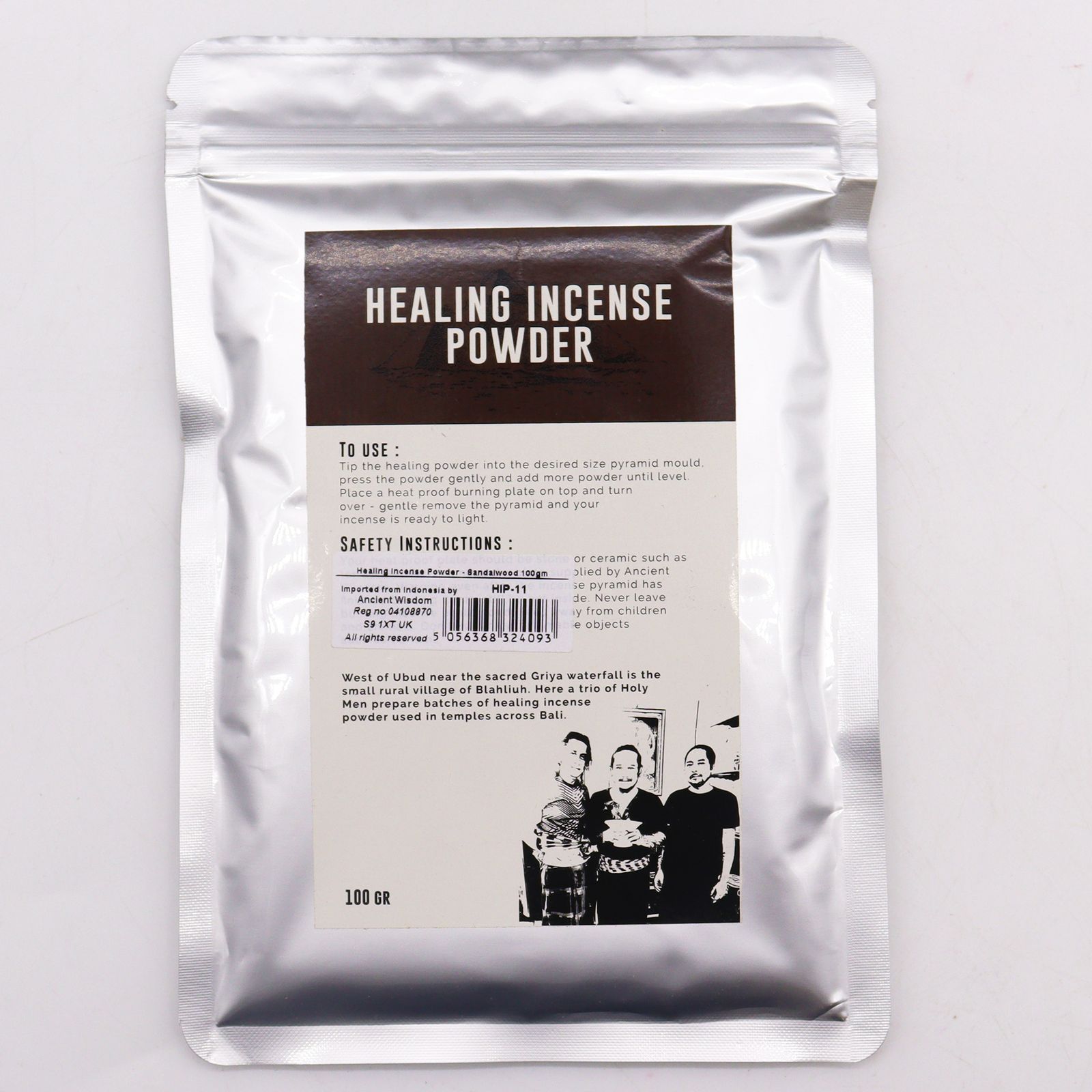 Healing Incense Powder - Sandalwood 100gm - Imagen 2