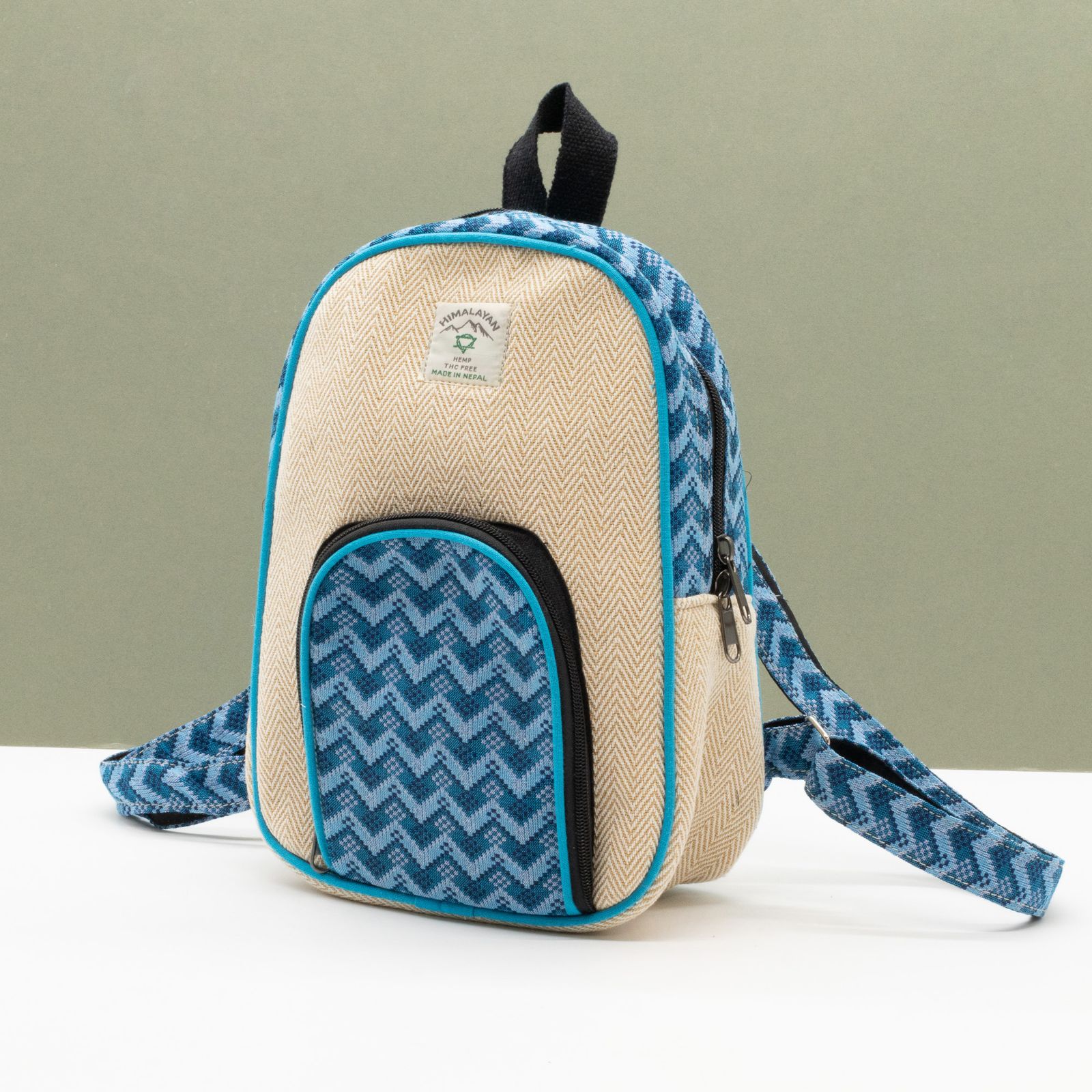 Mochila mediana de Katmandú – Diseño de Dhaka (30x21x9cm) - Imagen 2