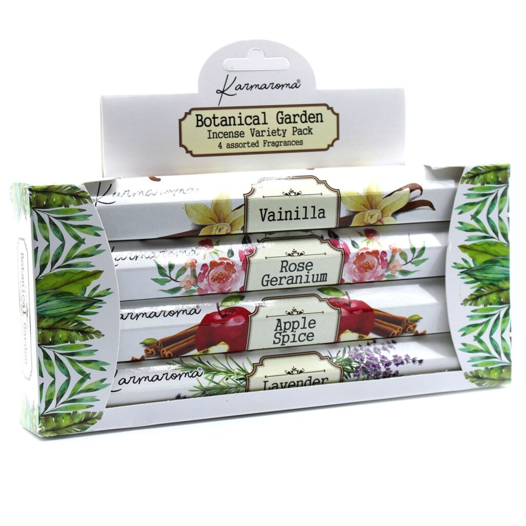 Set de regalo de incienso de jardín botánico - 4 fragancias surtidas