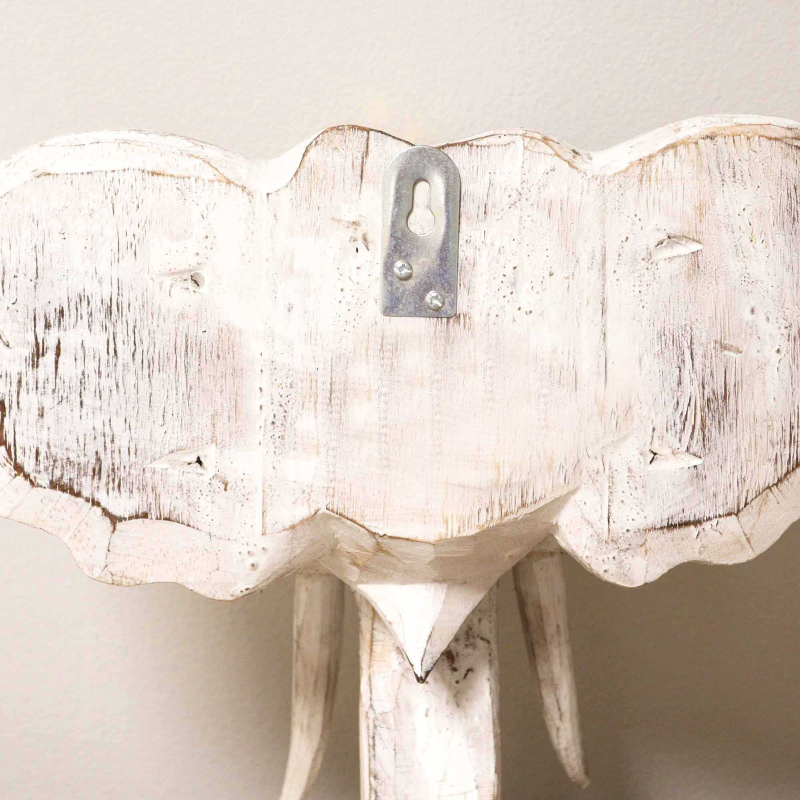 Cabeza Grande de Elefante - Oro y Blanco - Imagen 4