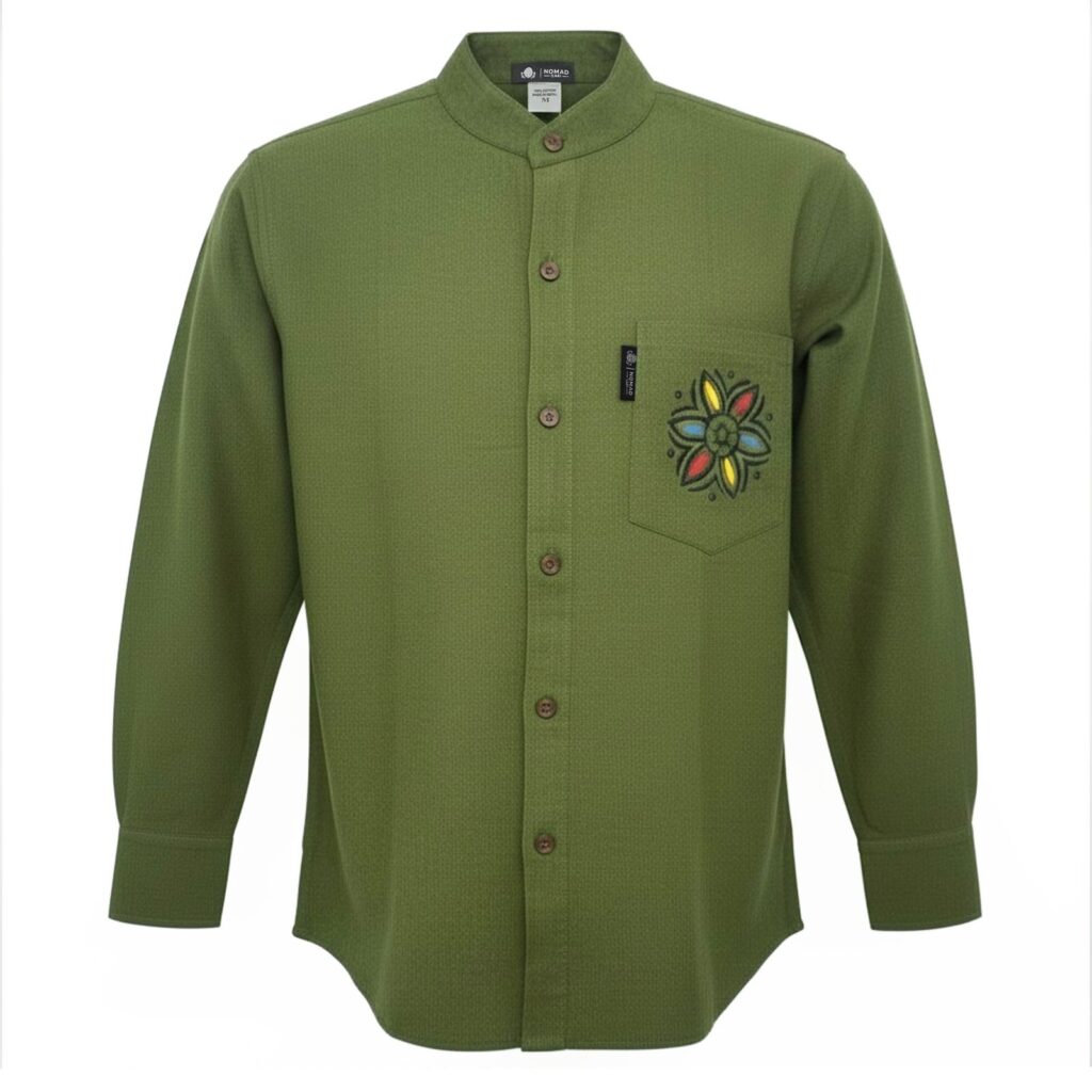 Camisa Nomad Sari Kathmandu - Verde Bosque - XL