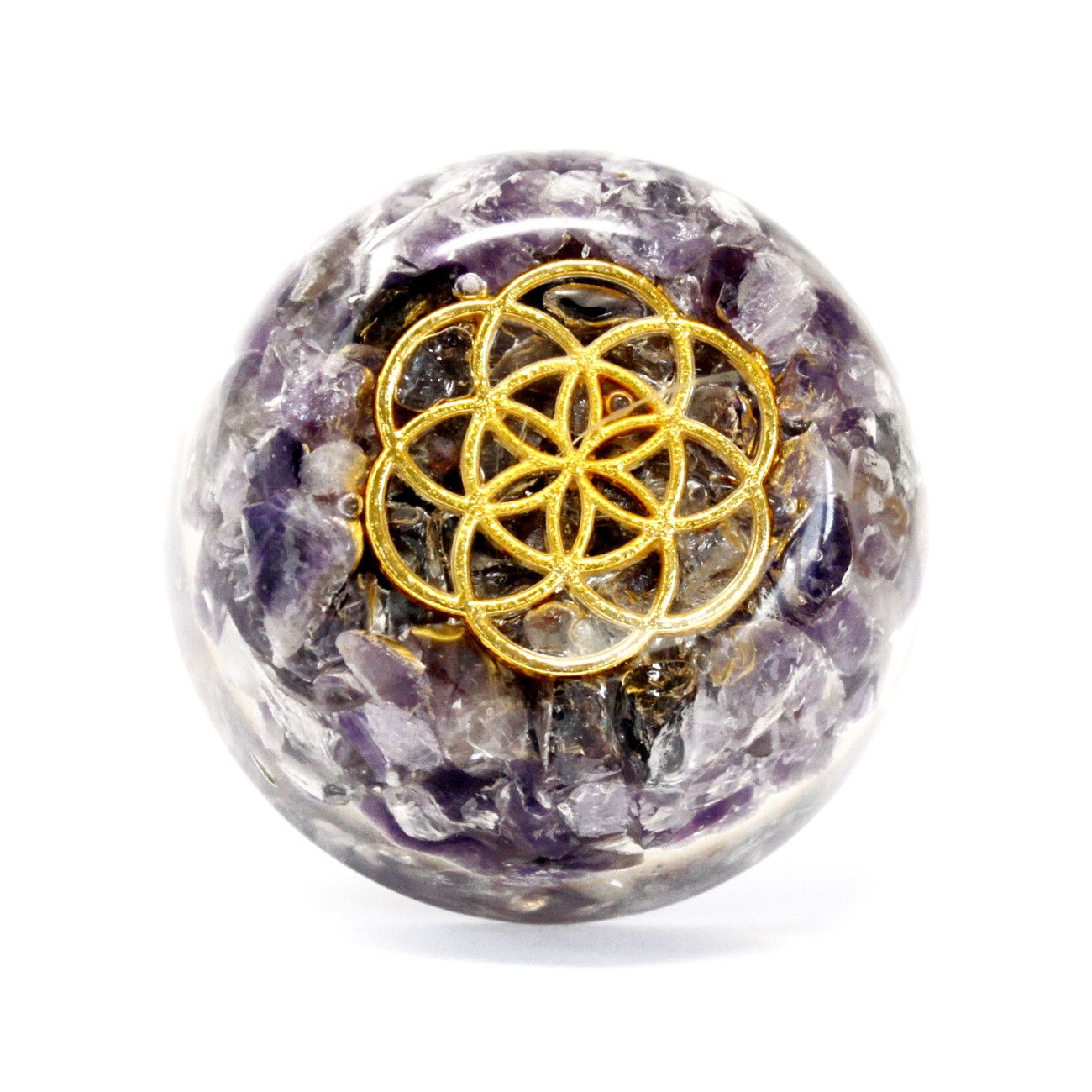 Orgonite de oficina - Piedra amatista - Imagen 3