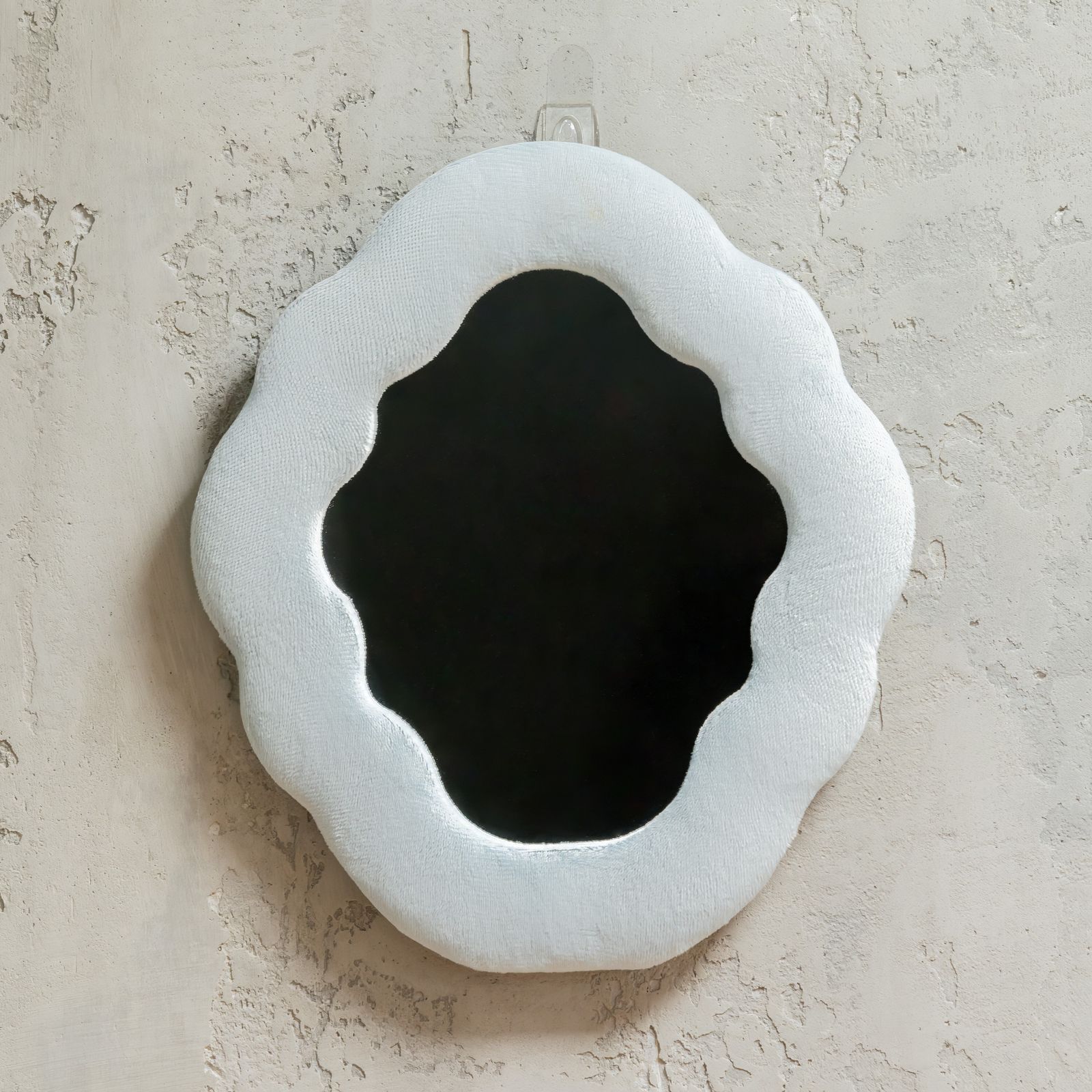 Espejo suave y ondulado – Nube – Azul nube (28x24x2.3cm) - Imagen 2