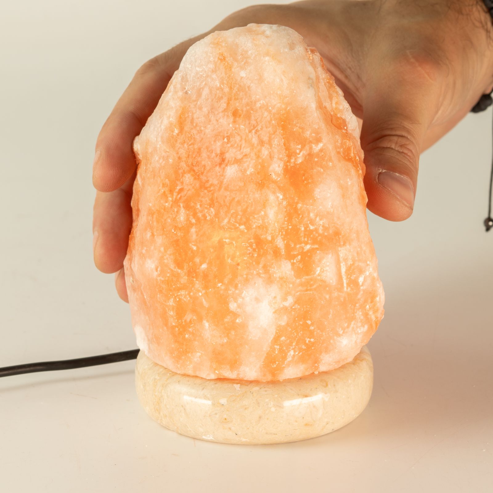 Lámpara de sal natural USB de calidad - 11,5 cm (multi) - Imagen 3