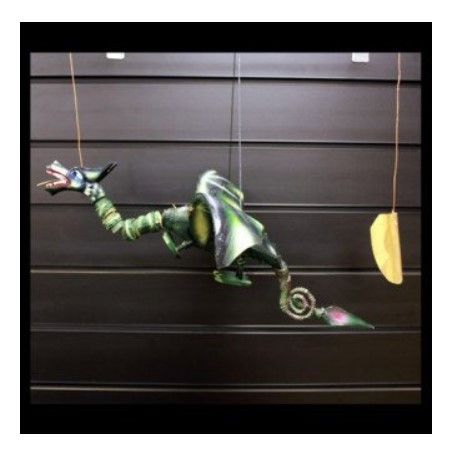 Dragón Volador Verde Lrg 46cm - Imagen 2