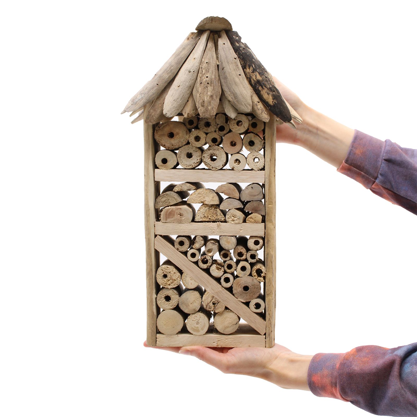 Refugio de insectos y abejas Driftwood - Casa de dos pisos - Imagen 2