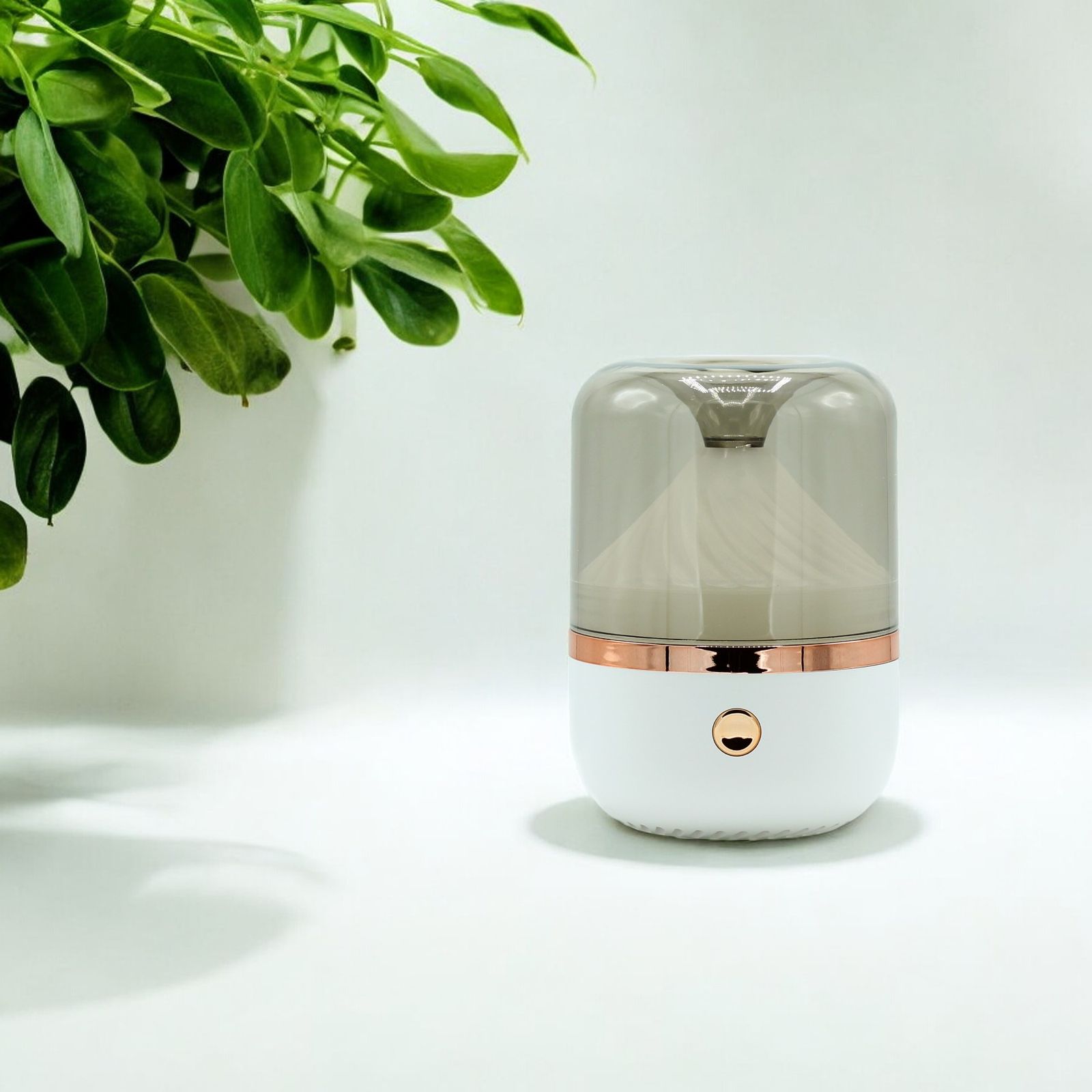 Difusor Aroma Blanco y Bronce - USB - Cambio de color - Imagen 2